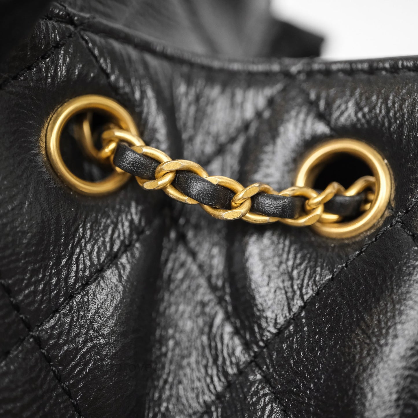 Chanel Mini 25 Black Bag Calfskin Mixed Hardware