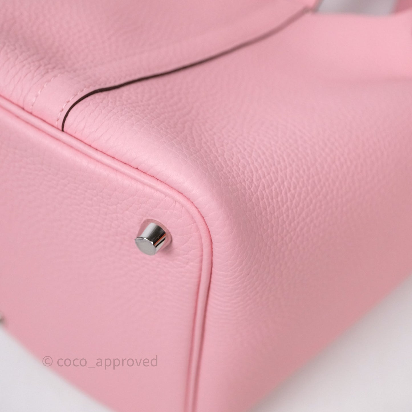 Hermès Picotin 18 Rose Sakura 3Q Clemence Palladium Hardware