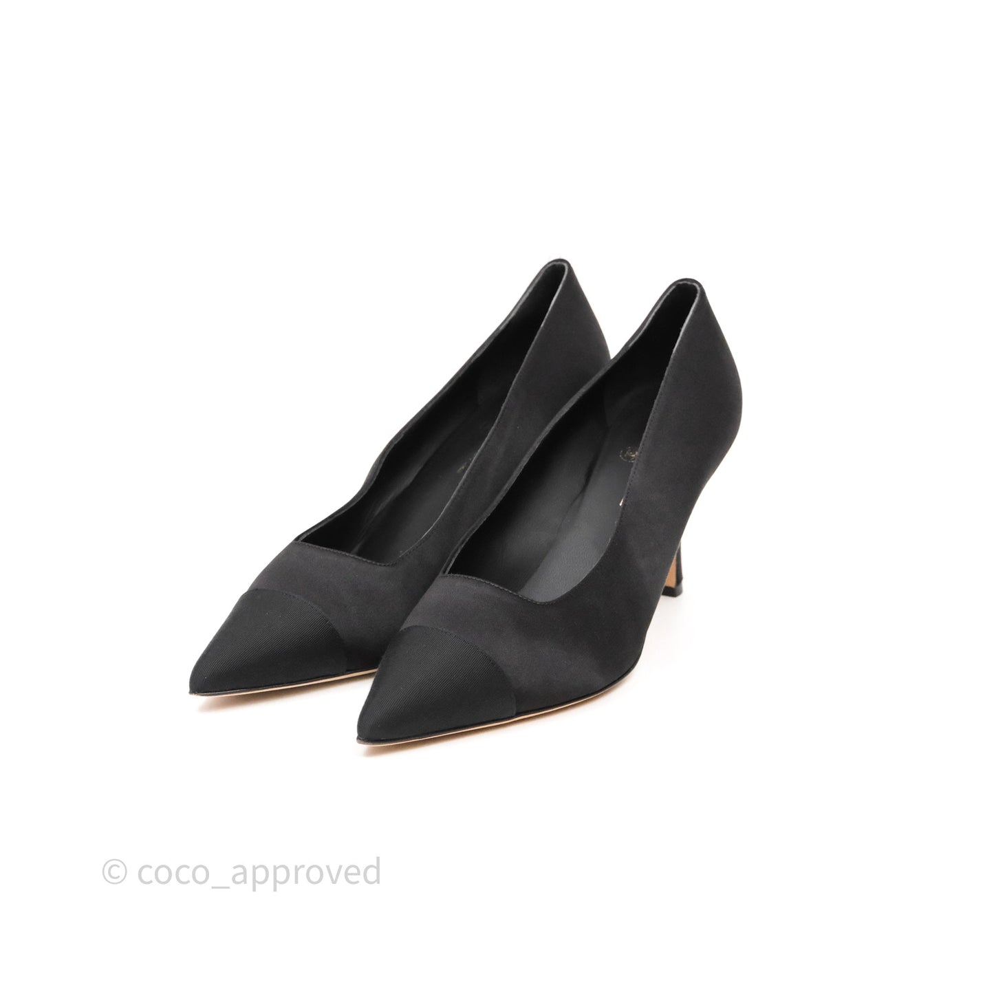 Chanel Classic Heels CC Black Size 39