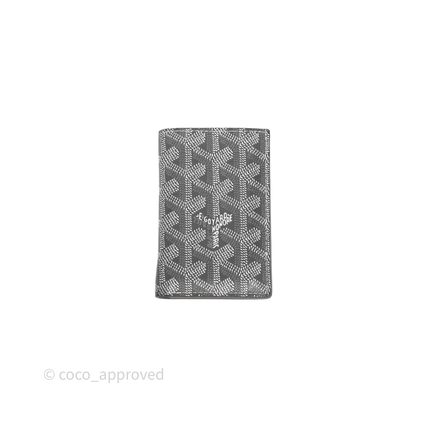 Goyard Saint Pierre Card Wallet Grey Goyardine