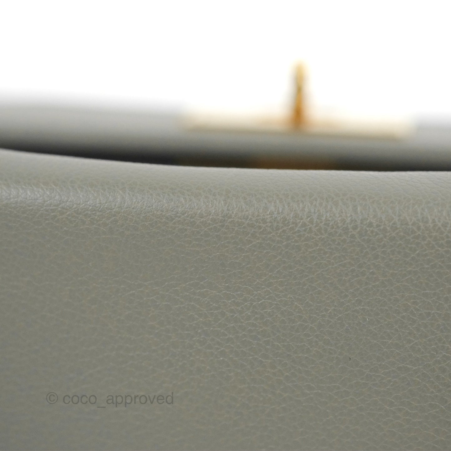Hermès 24/24 21 Mini Gris Meyer 0L Evercolor/Swift Gold Hardware