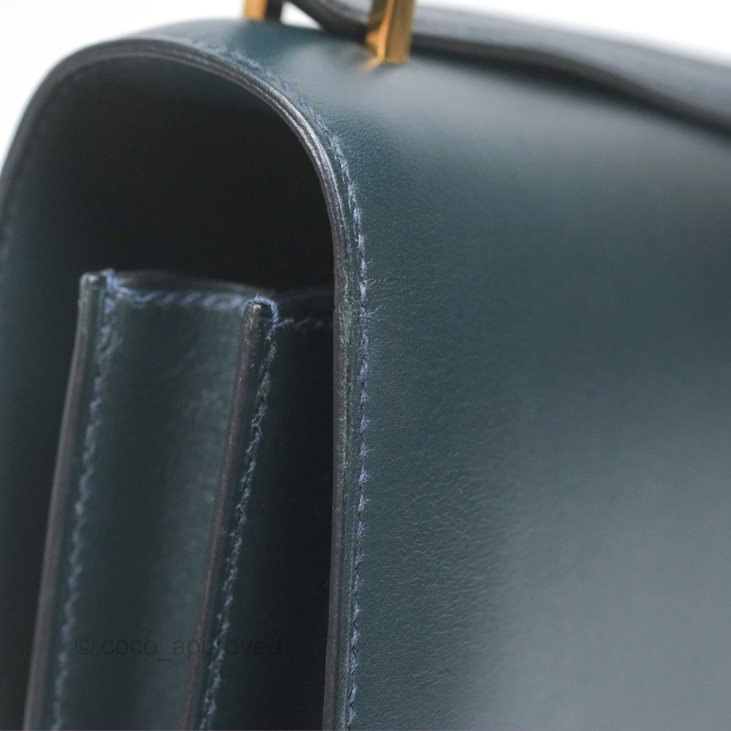 Hermès Constance Mini 18cm Veau Rousseau Veau Monsieur Gold Hardware