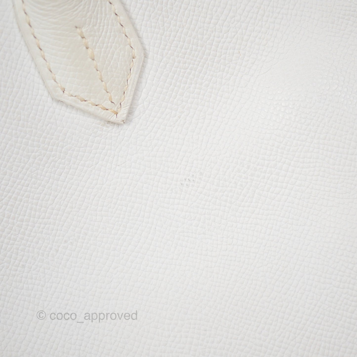 Hermès Birkin 30 Retourne White Epsom Palladium Hardware