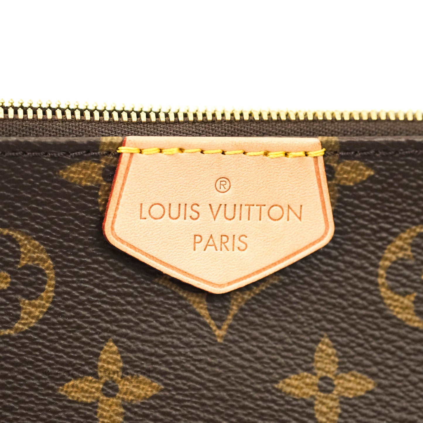 Louis Vuitton Multi Pochette Accessories Khaki Monogram Canvas