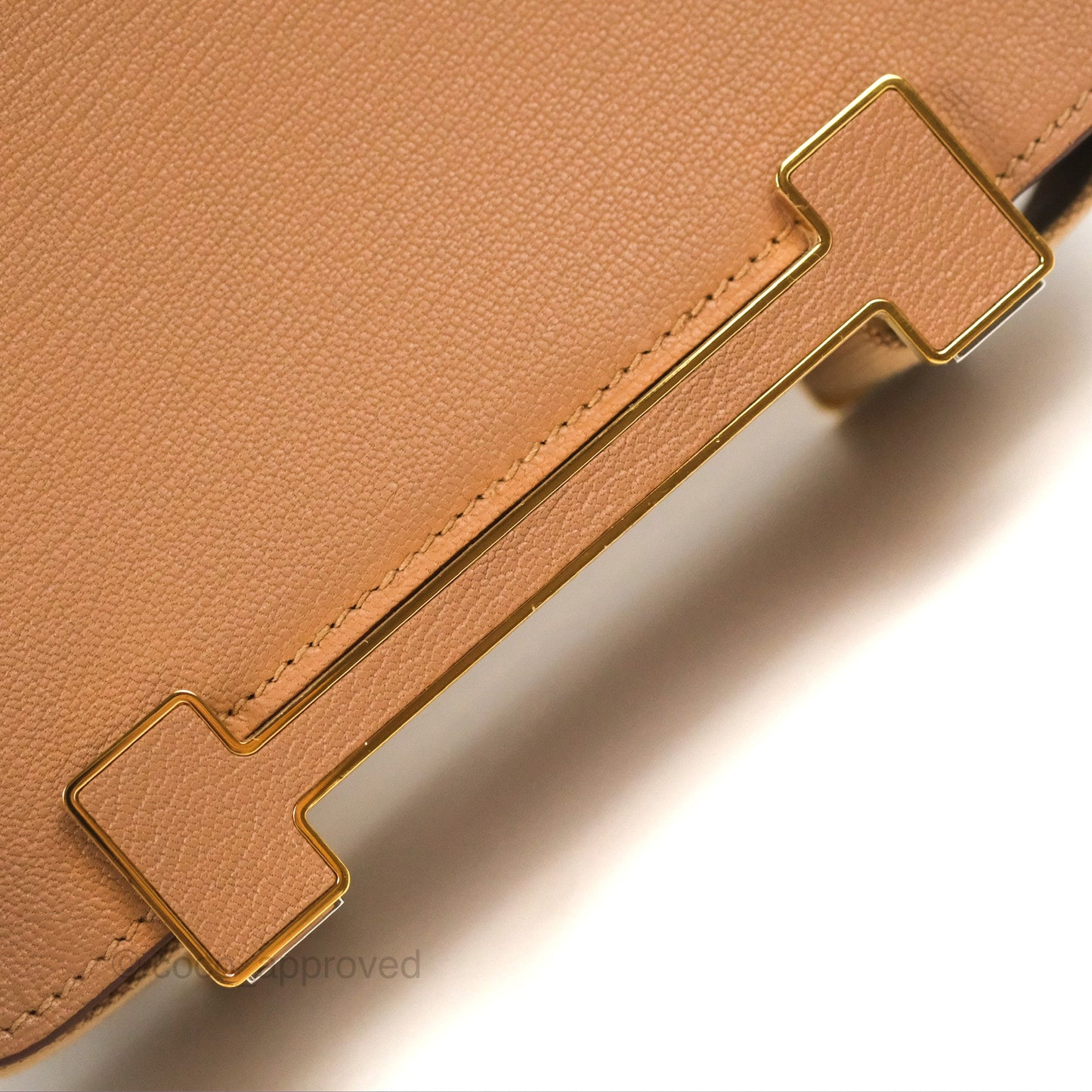Hermès Geta Bag Chai 0M Quebracho 2J Gold Hardware