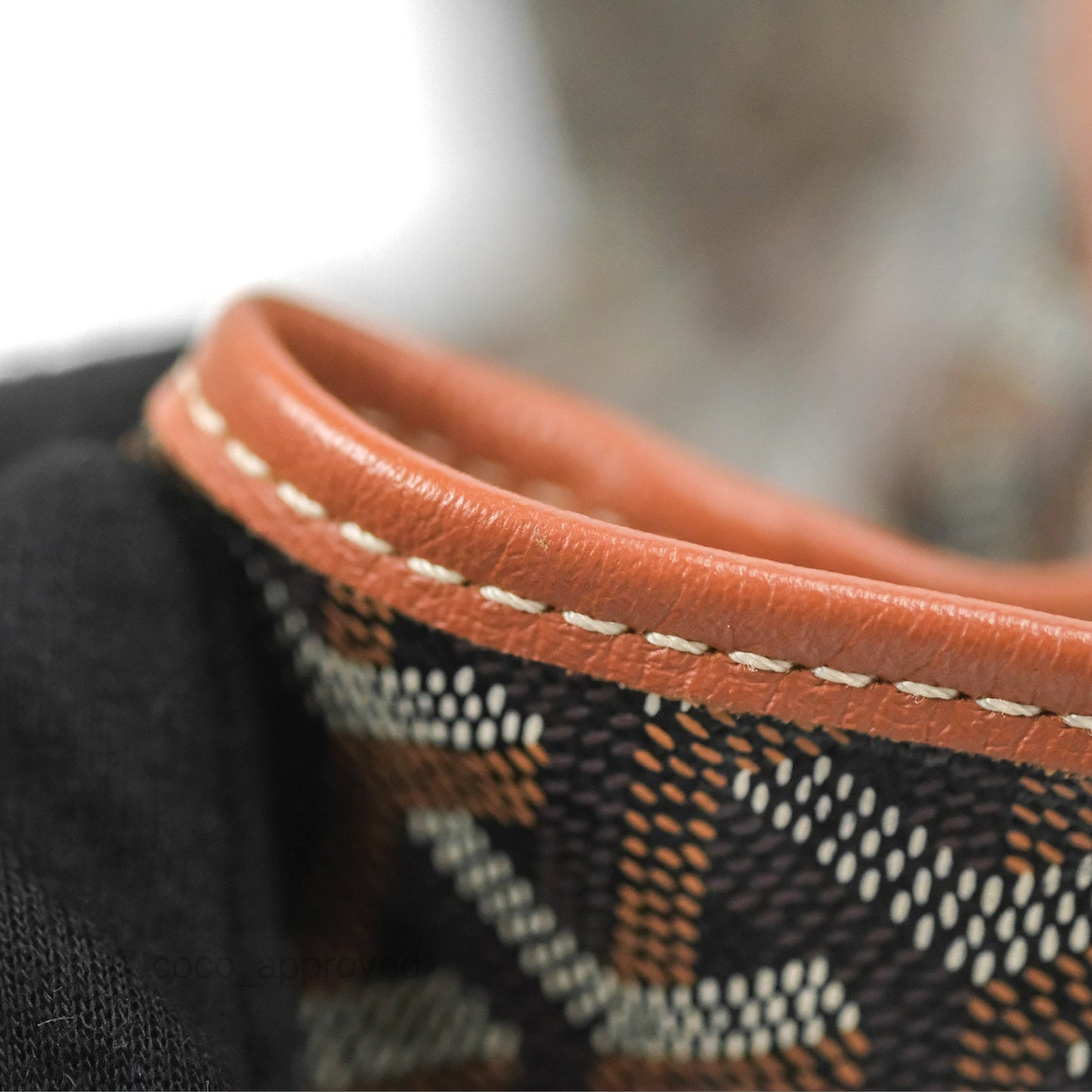 Goyard St. Louis Tote GM Tan/Black