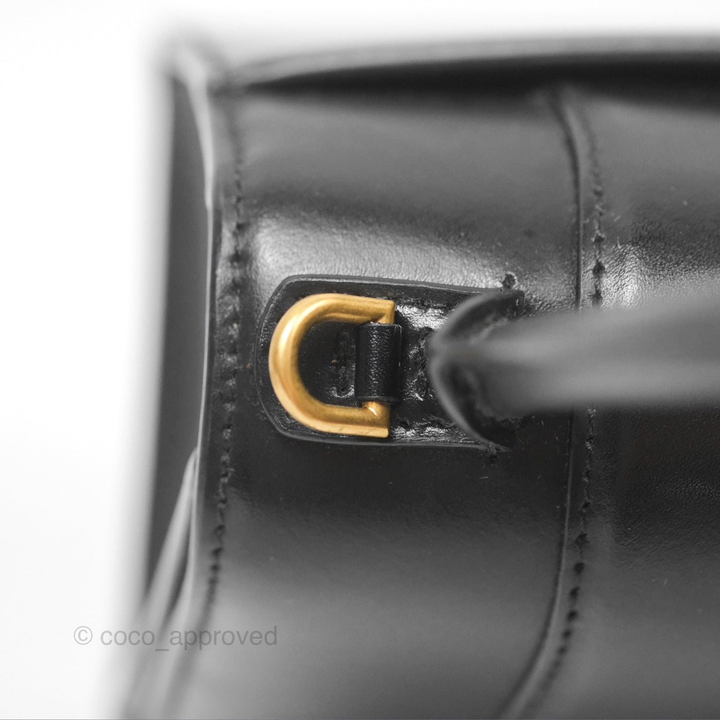 Balenciaga Small Hourglass Top Handle Bag Black Box Calfskin
