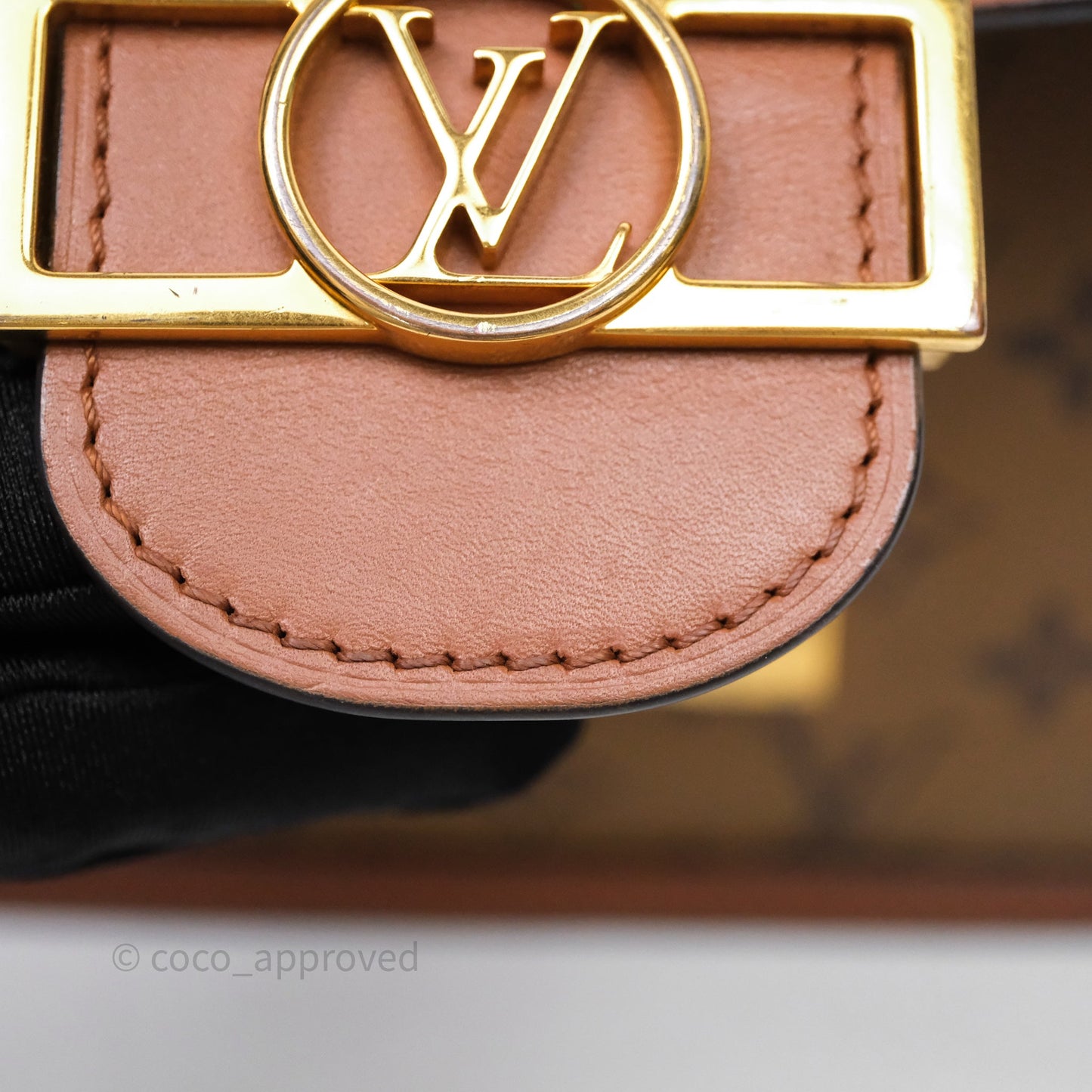 Louis Vuitton Mini Dauphine Monogram Tan Calfskin