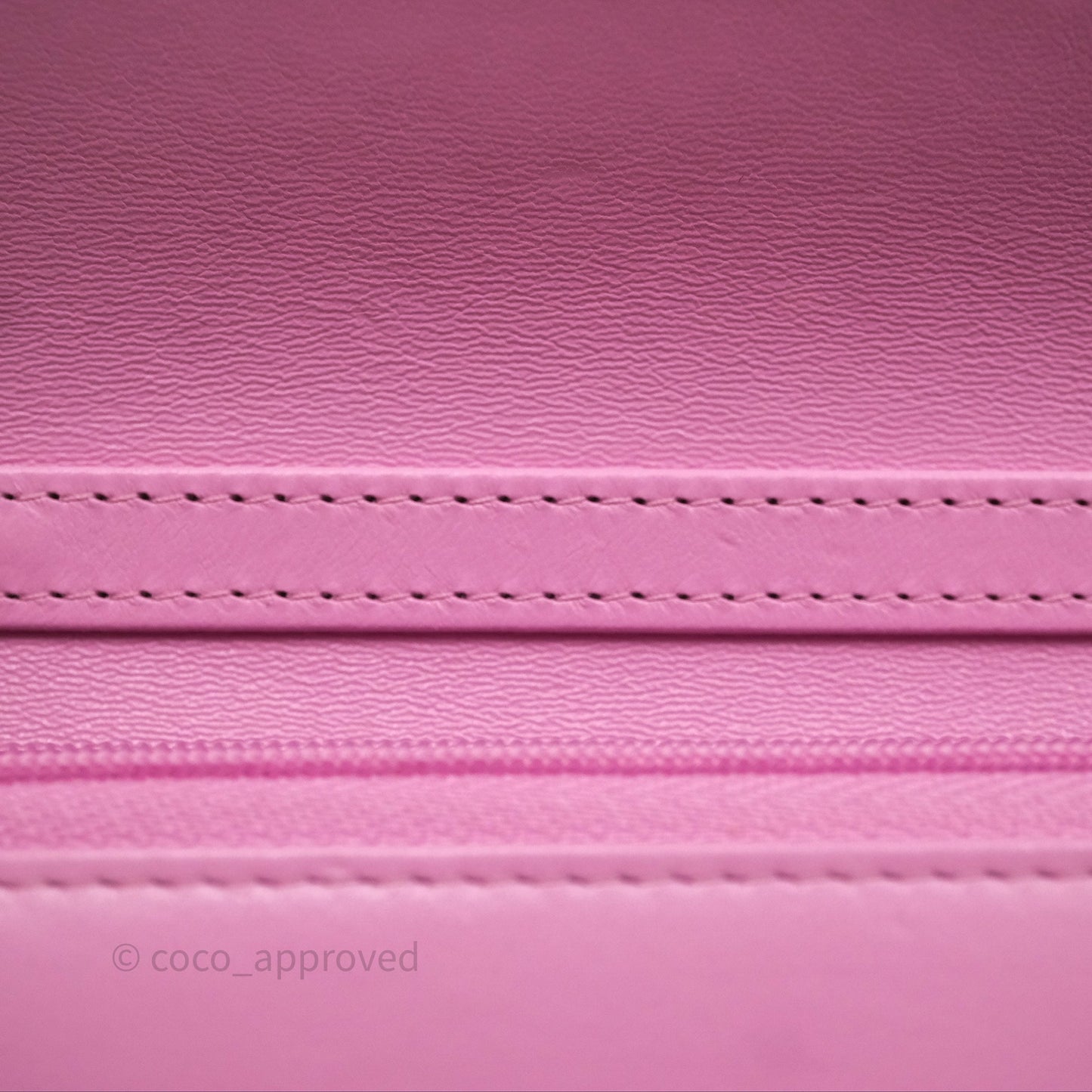 Chanel CC Chain Wallet On Chain WOC Pink Lambskin Aged Gold Hardware