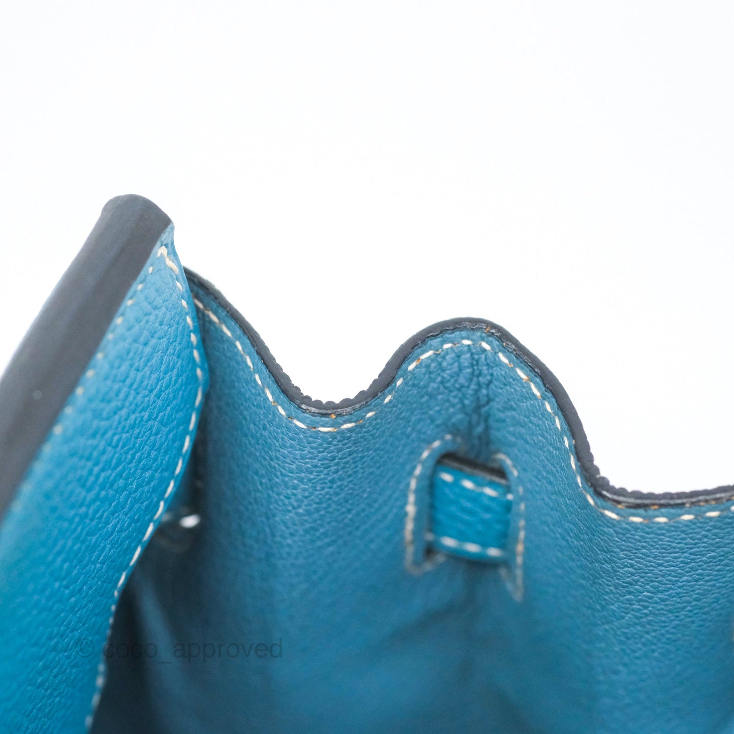 Hermès Birkin 30 Blue Jean Togo Palladium Hardware