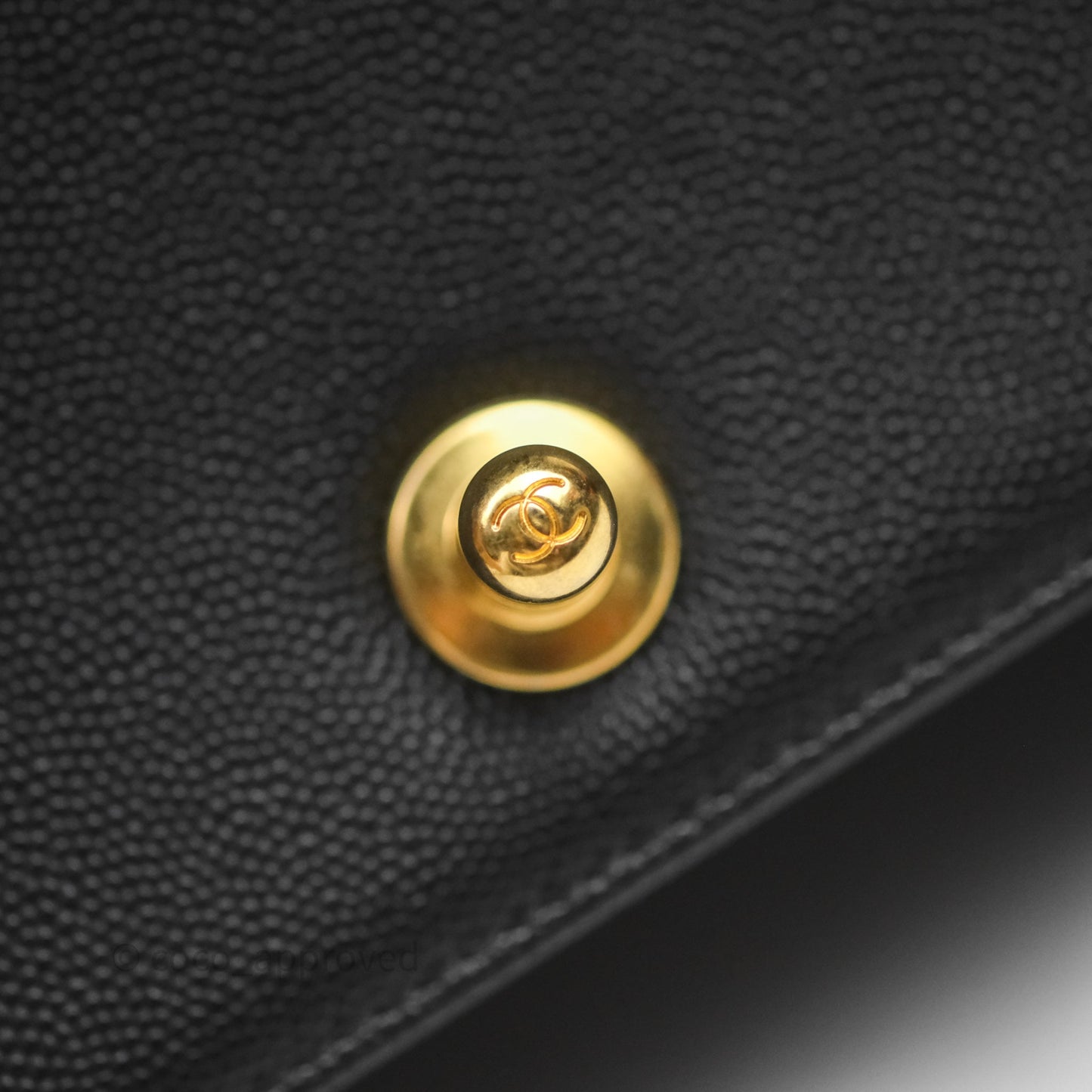 Chanel Quilted Medium Boy Black Caviar Aged Gold Hardware