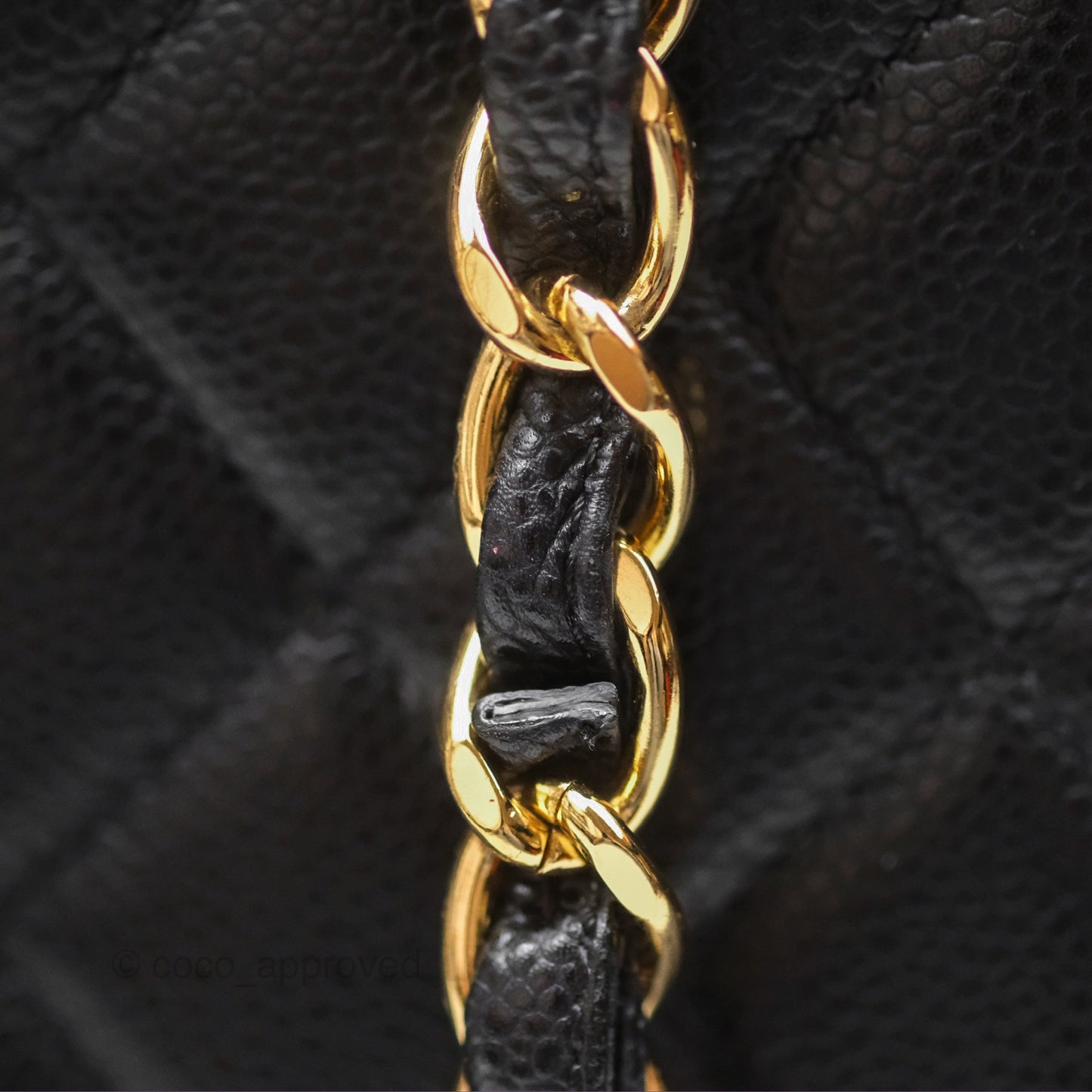 Chanel GST Black Caviar Gold Hardware