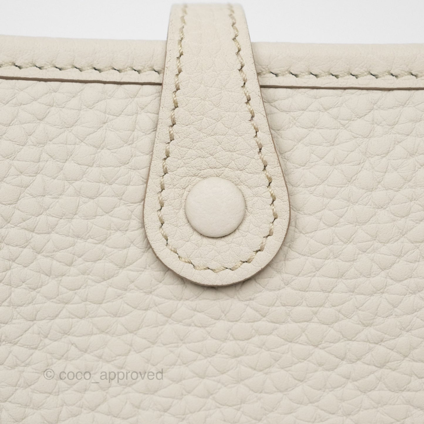 Hermès Mini Evelyne 16 Beton 8L Clemence Gold Hardware