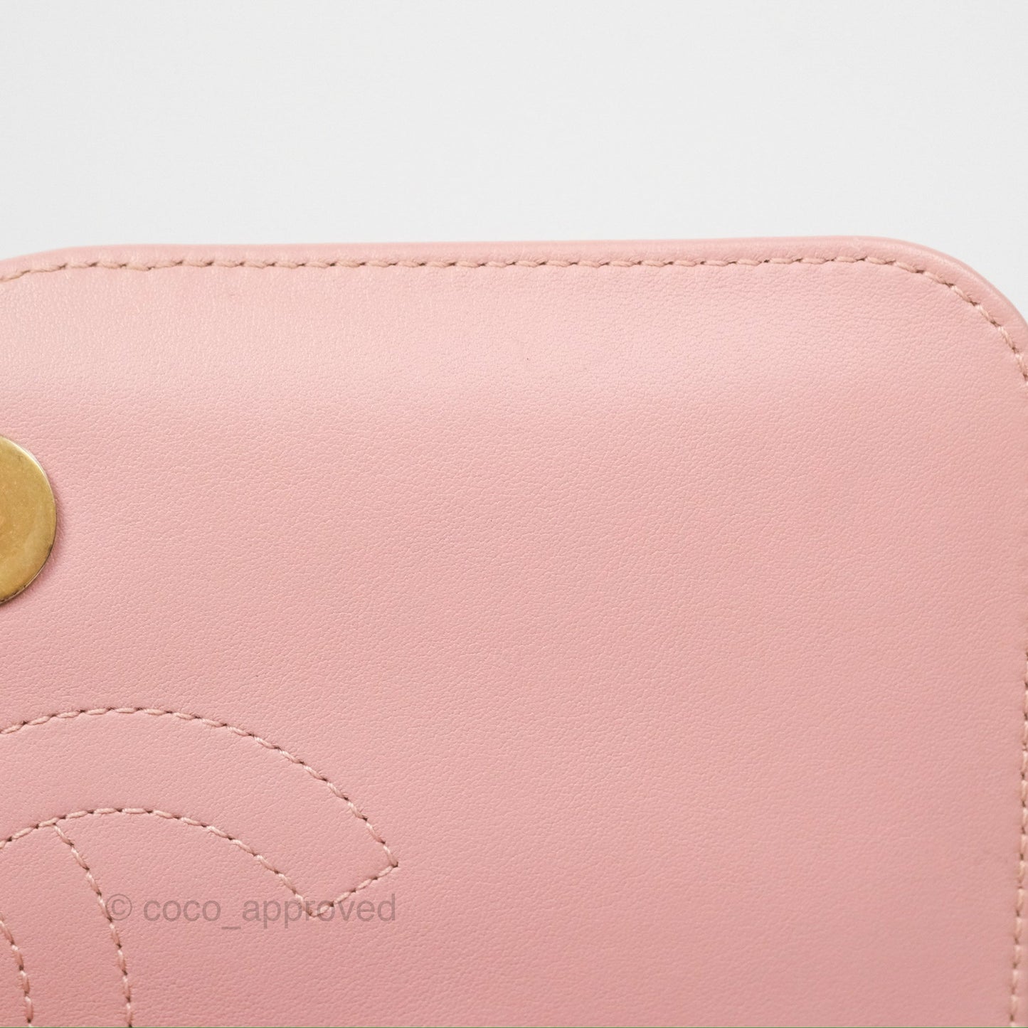 Chanel Small CC Filigree Flap Pink Tweed