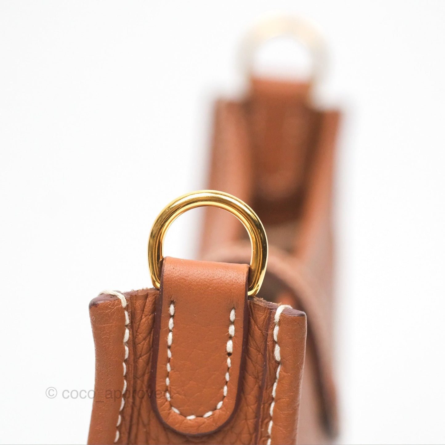 Hermès Mini Evelyne 16 Gold Clemence Gold Hardware