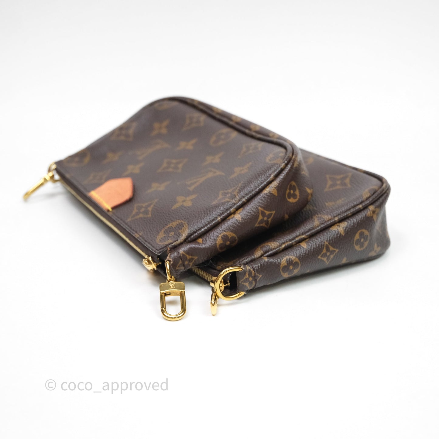 Louis Vuitton Multi Pochette Accessories Khaki Monogram Canvas
