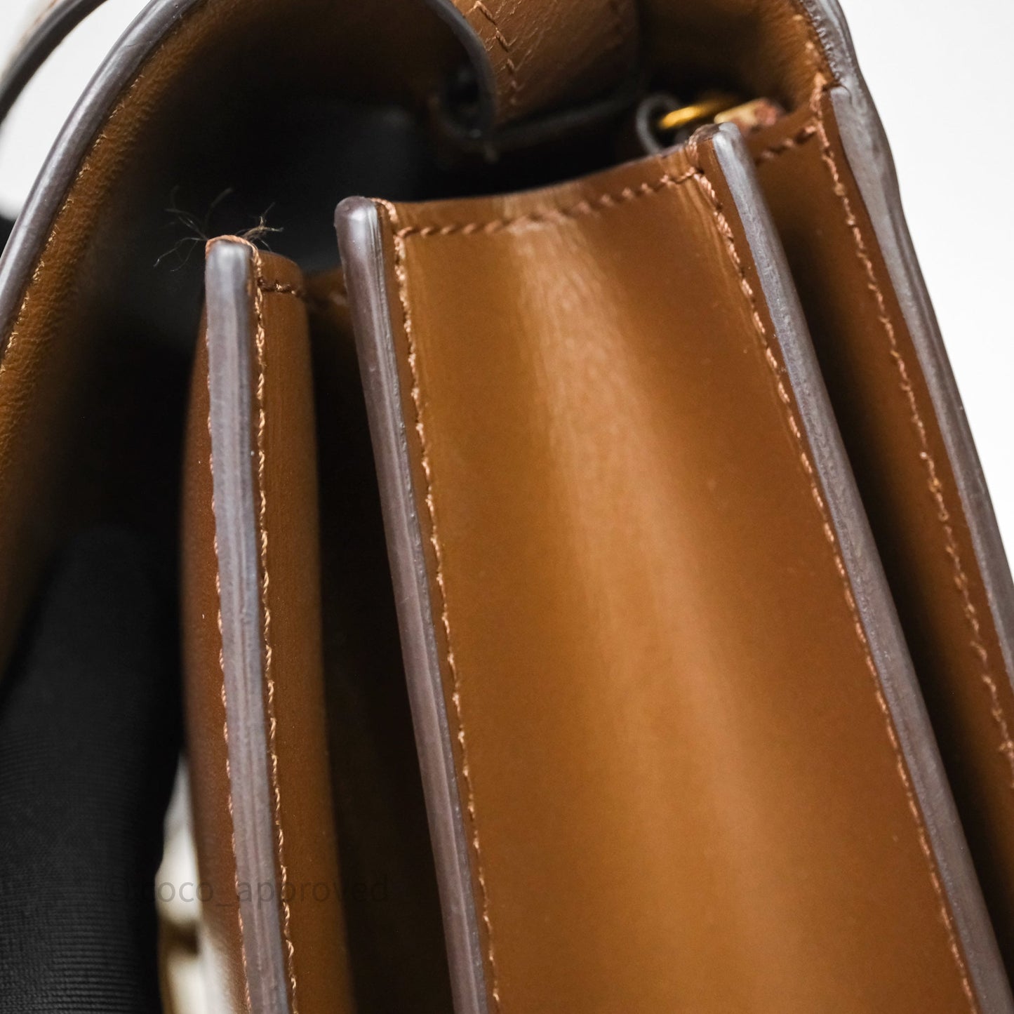 Celine Medium Classic Box Flap Caramel Calfskin