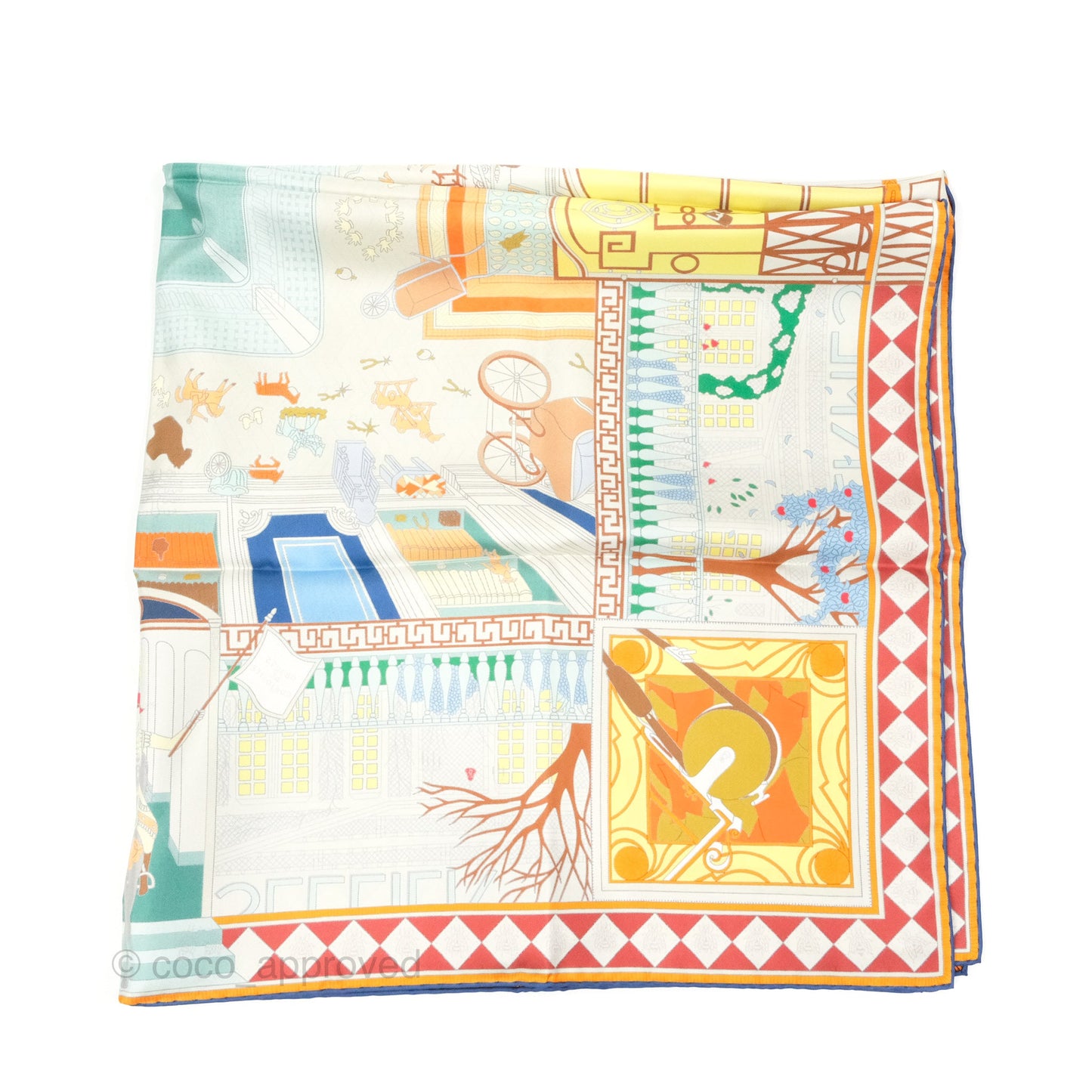 Hermès Objets de Curiosite Scarf 90