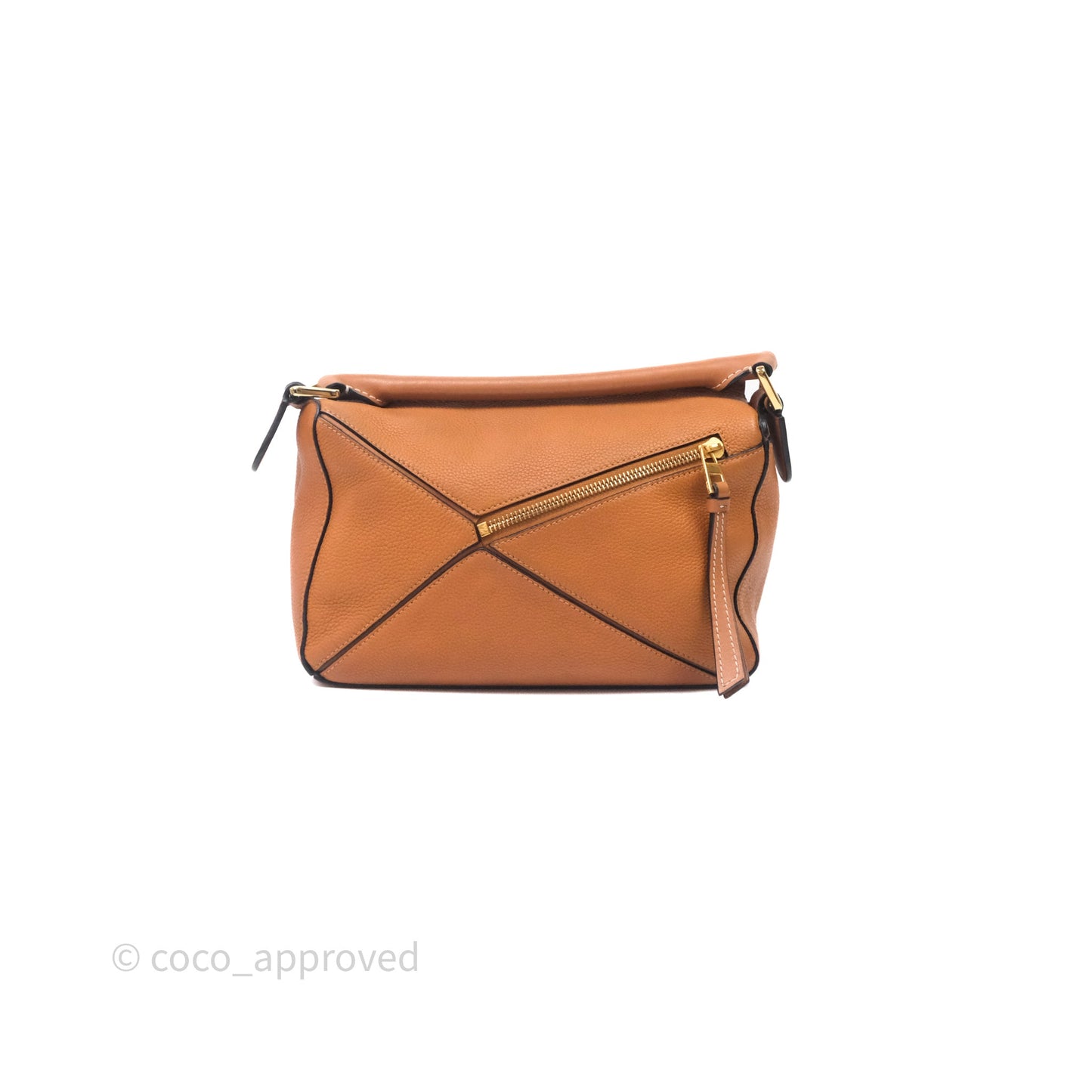 Loewe Small Puzzle Bag Tan Calfskin