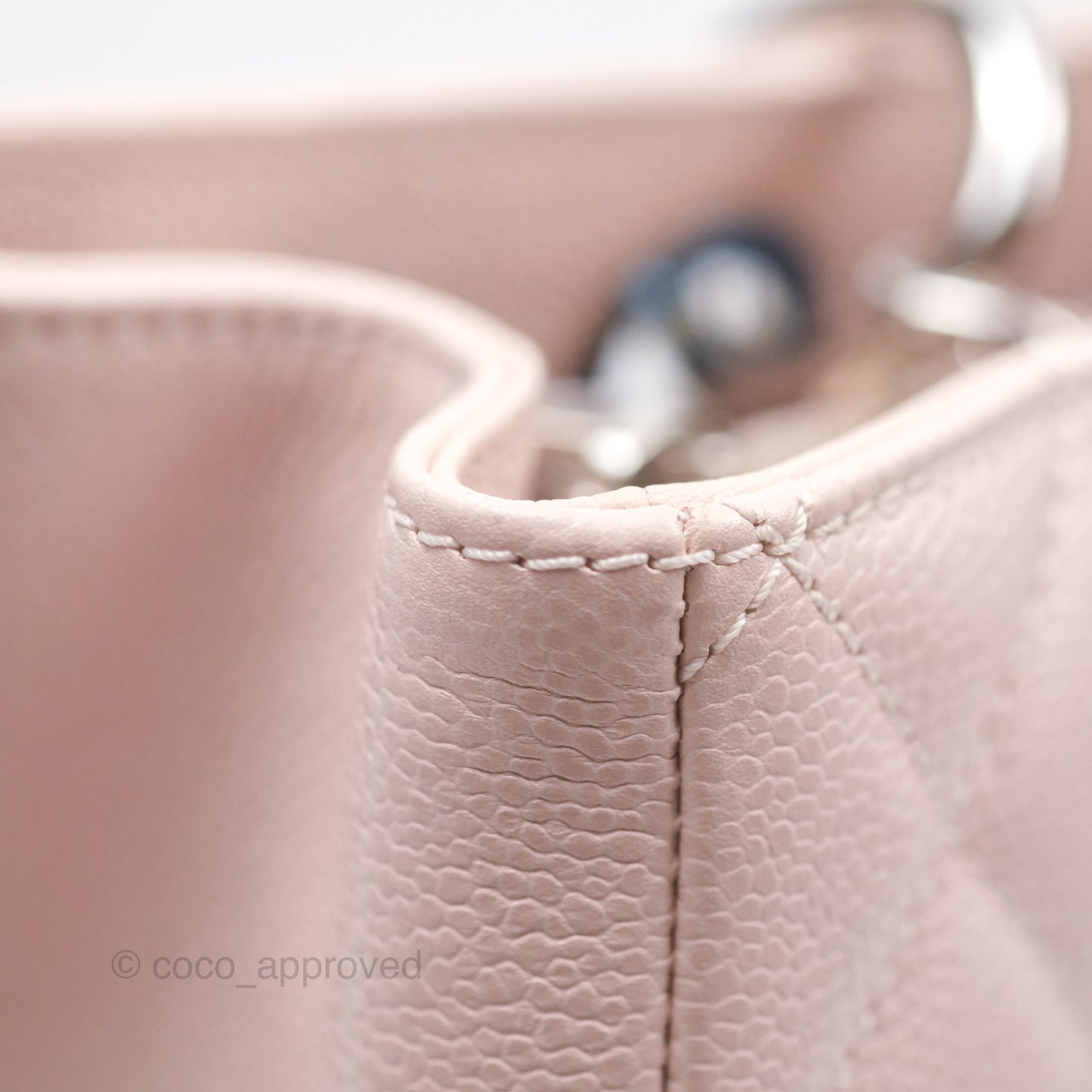Chanel GST Pink Caviar Silver Hardware