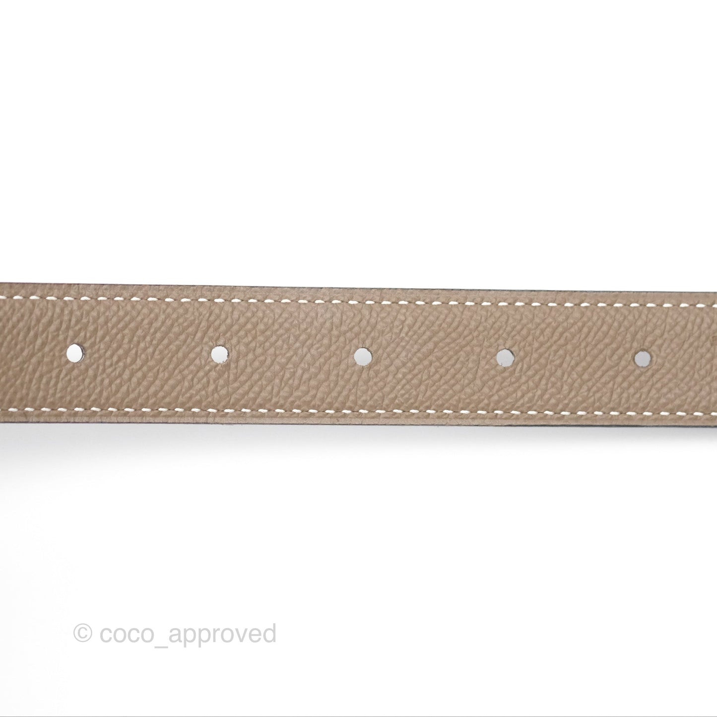 Hermès Constance Belt Buckle & Reversible Leather Strap Size 80