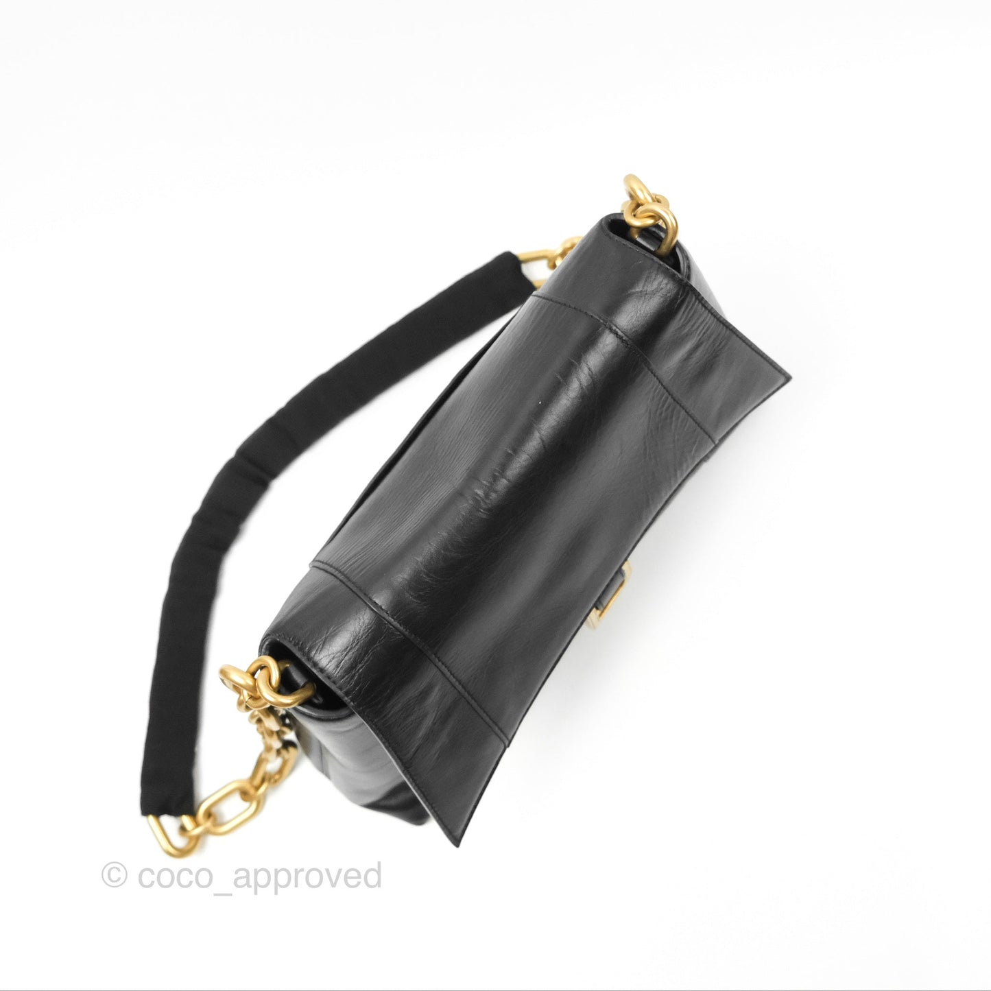 Balenciaga Small Downtown Black Shoulder Bag