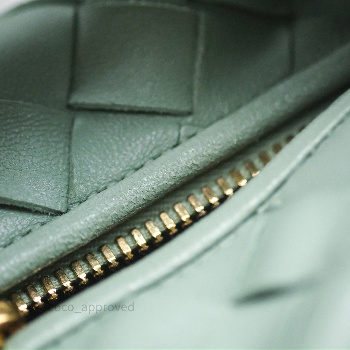 Bottega Veneta Mini Jodie Bag Intrecciato Green Lambskin Gold Hardware⁣⁣