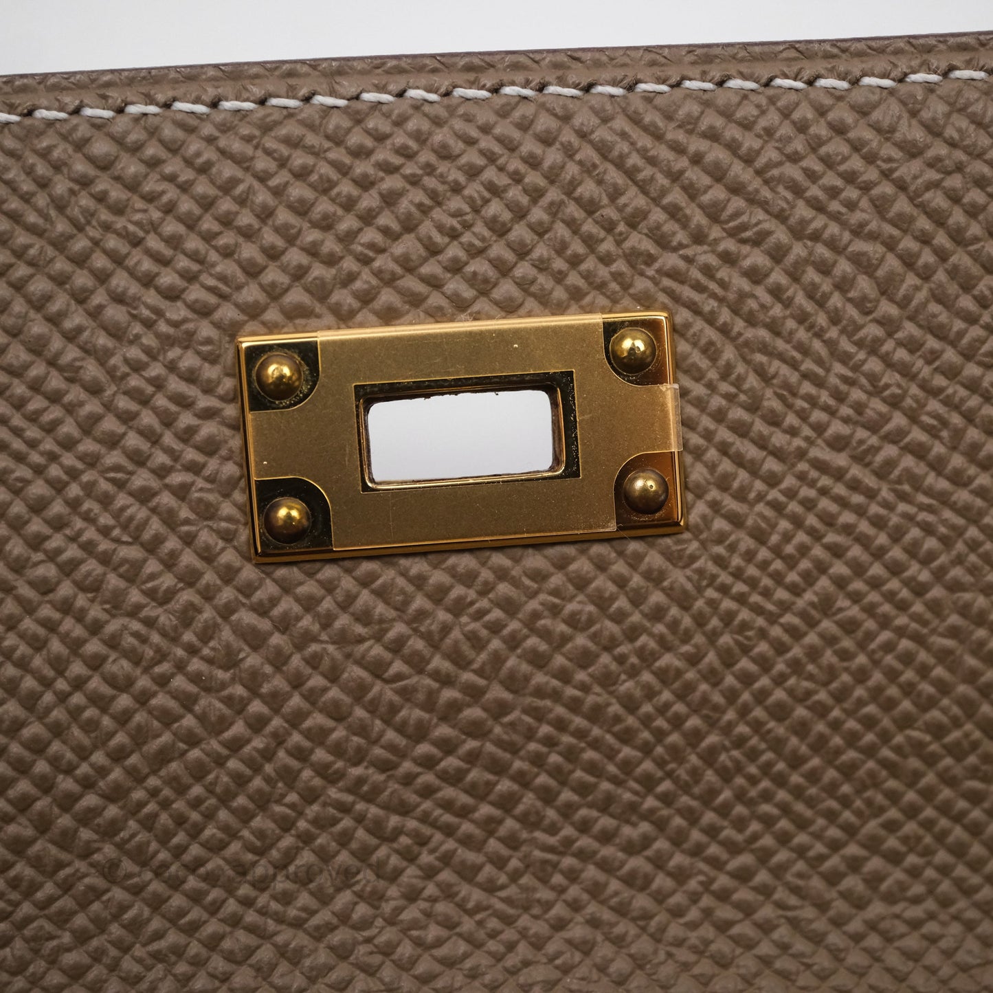 Hermès Kelly To Go Wallet Etoupe 18 Epsom Gold Hardware