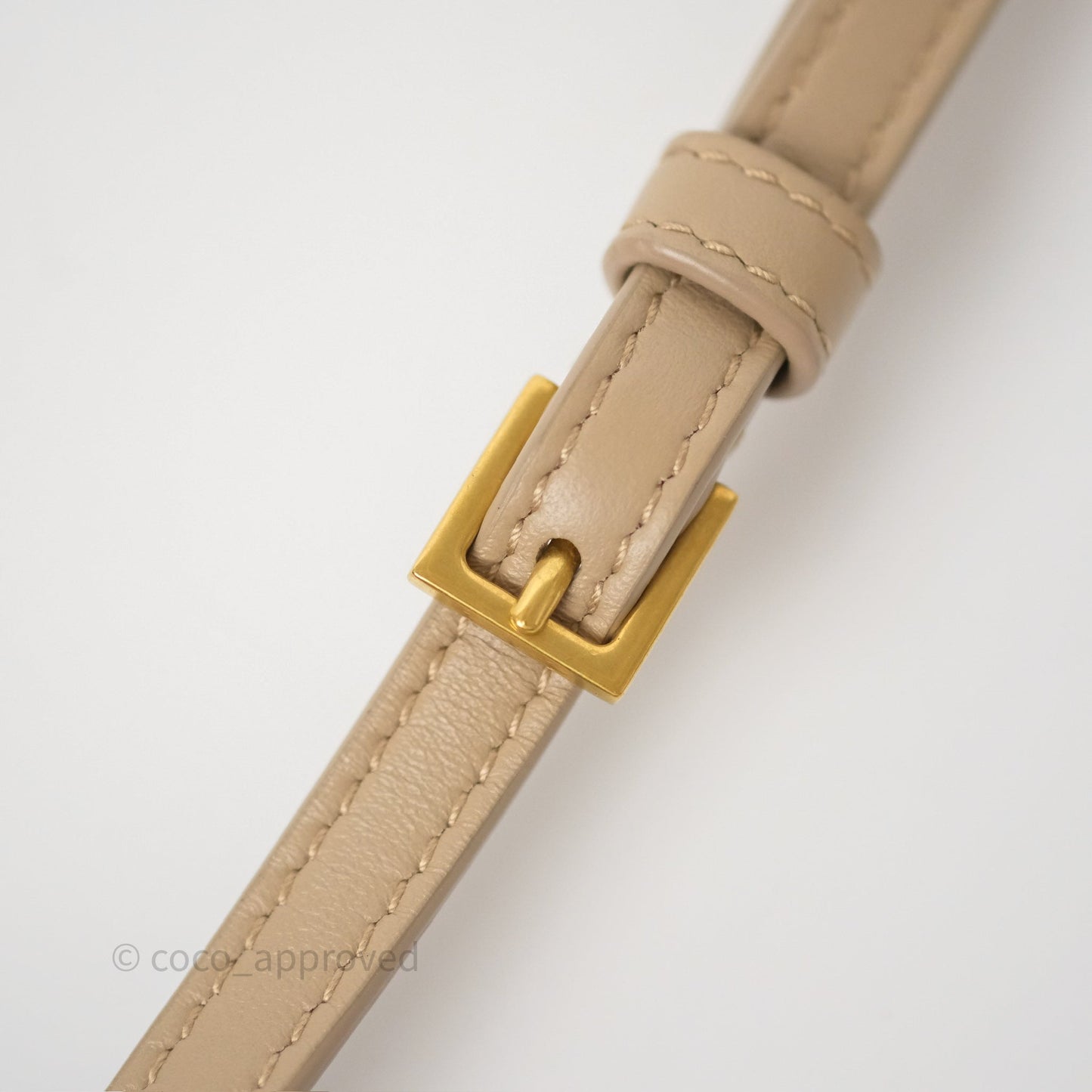 Saint Laurent Loulou Toy Shoulder Bag Beige