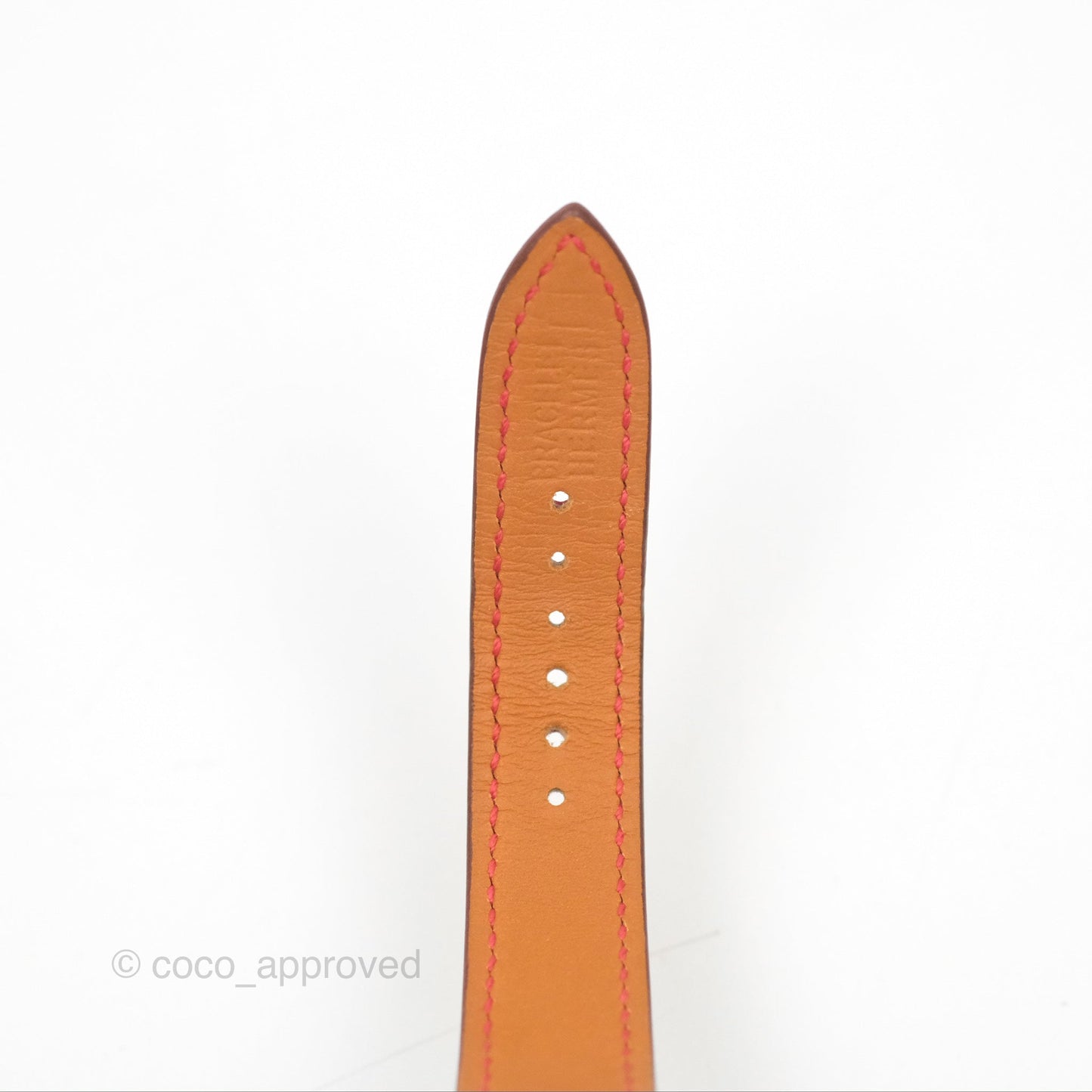 Hermès Heure H Watch Diamond Red Alligator Palladium Hardware