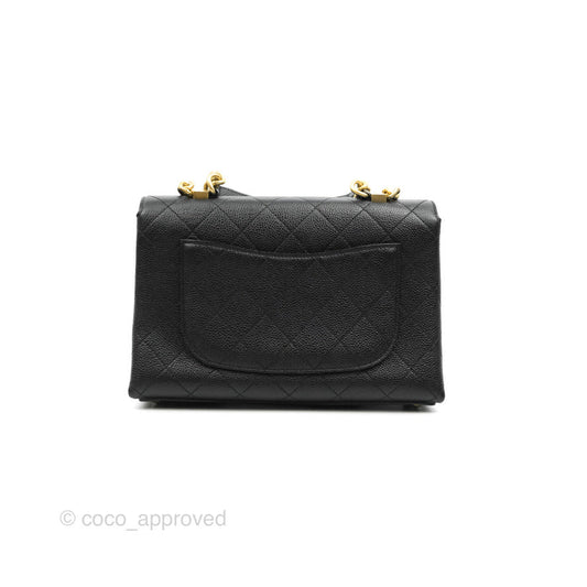 Chanel Chic Affinity Small Grained Calfskin Black Aged Gold Hardware