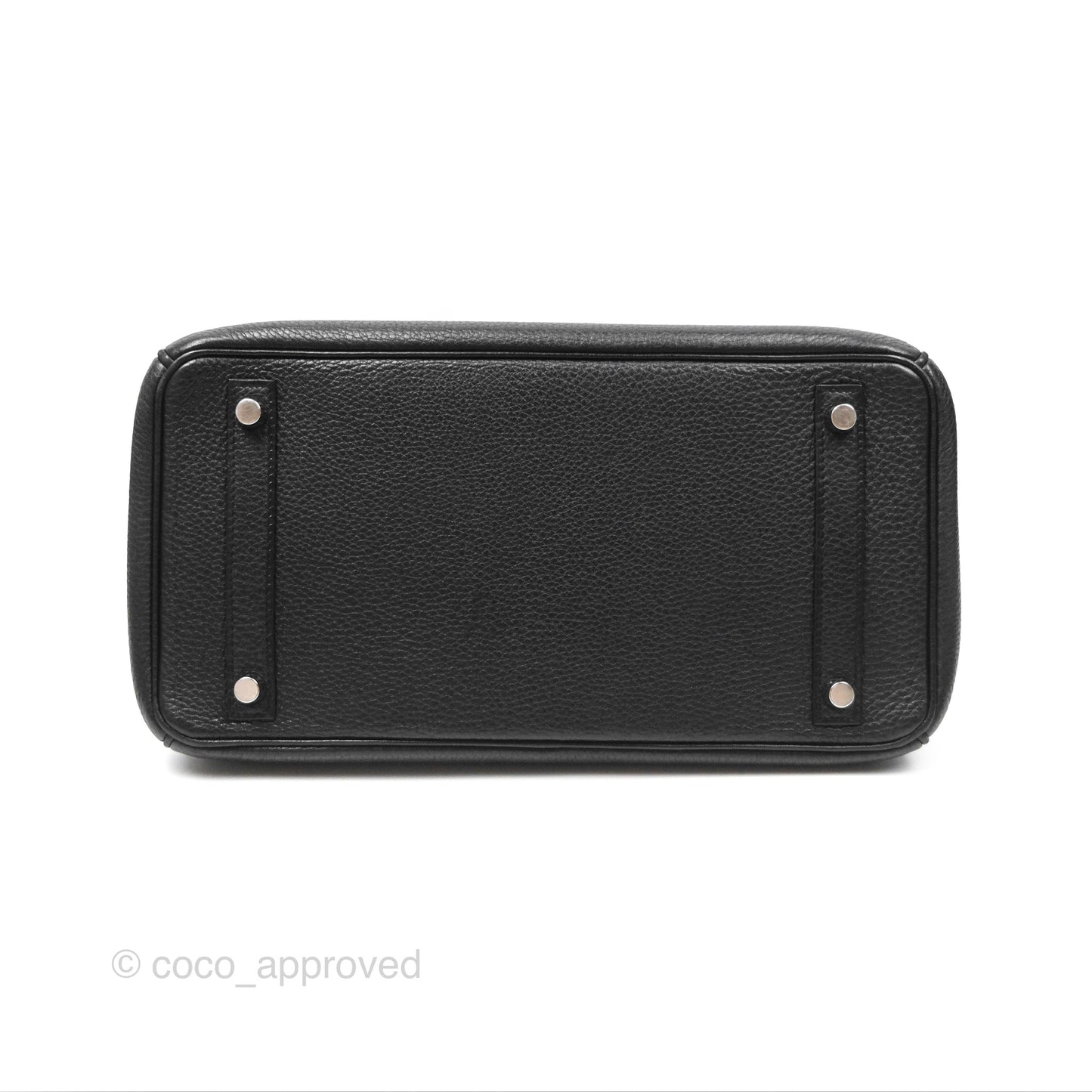Hermès Birkin 30 Retourne Black Noir 89 Togo Palladium Hardware