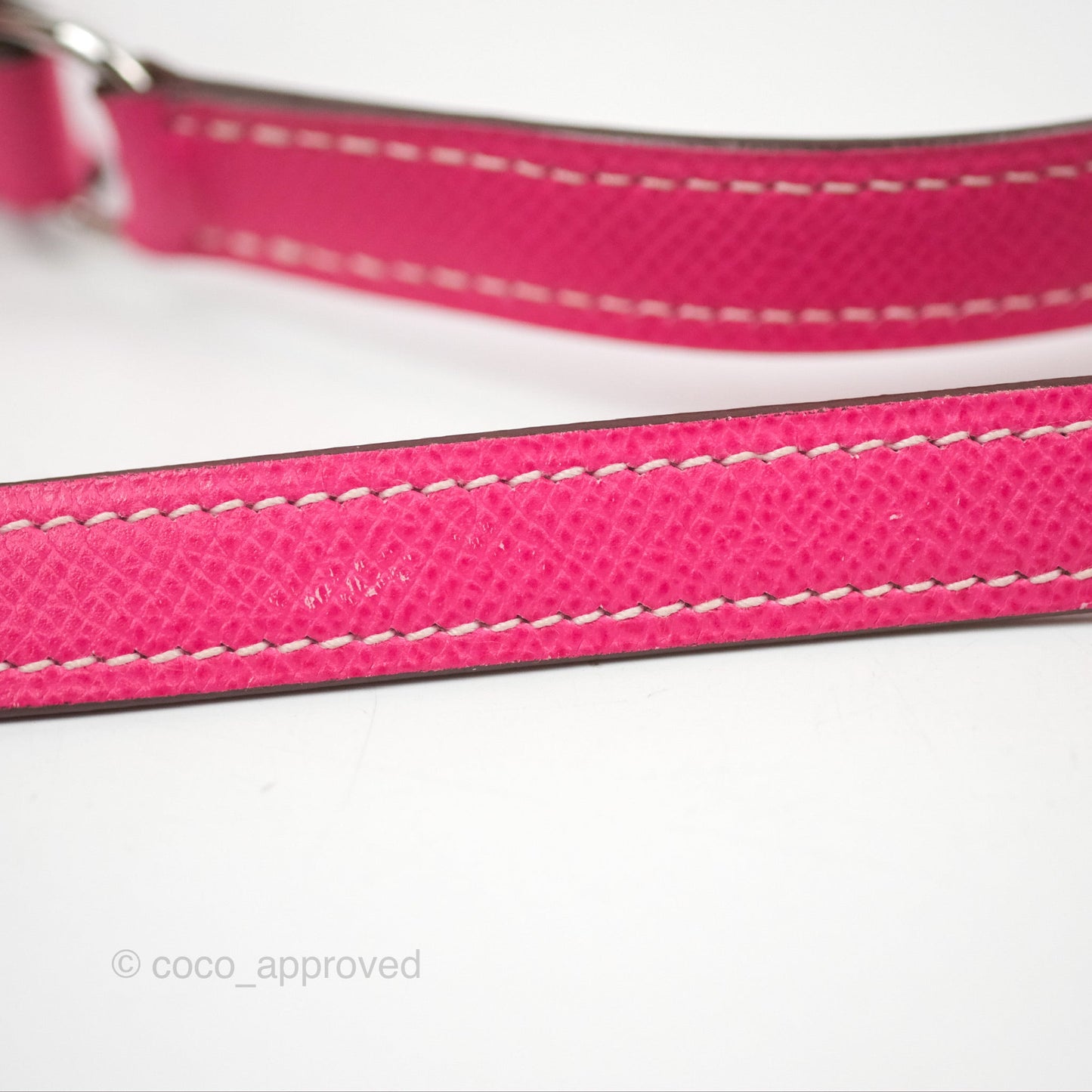 Hermès Mini Evelyne 16 Hot Pink Epsom Palladium Hardware