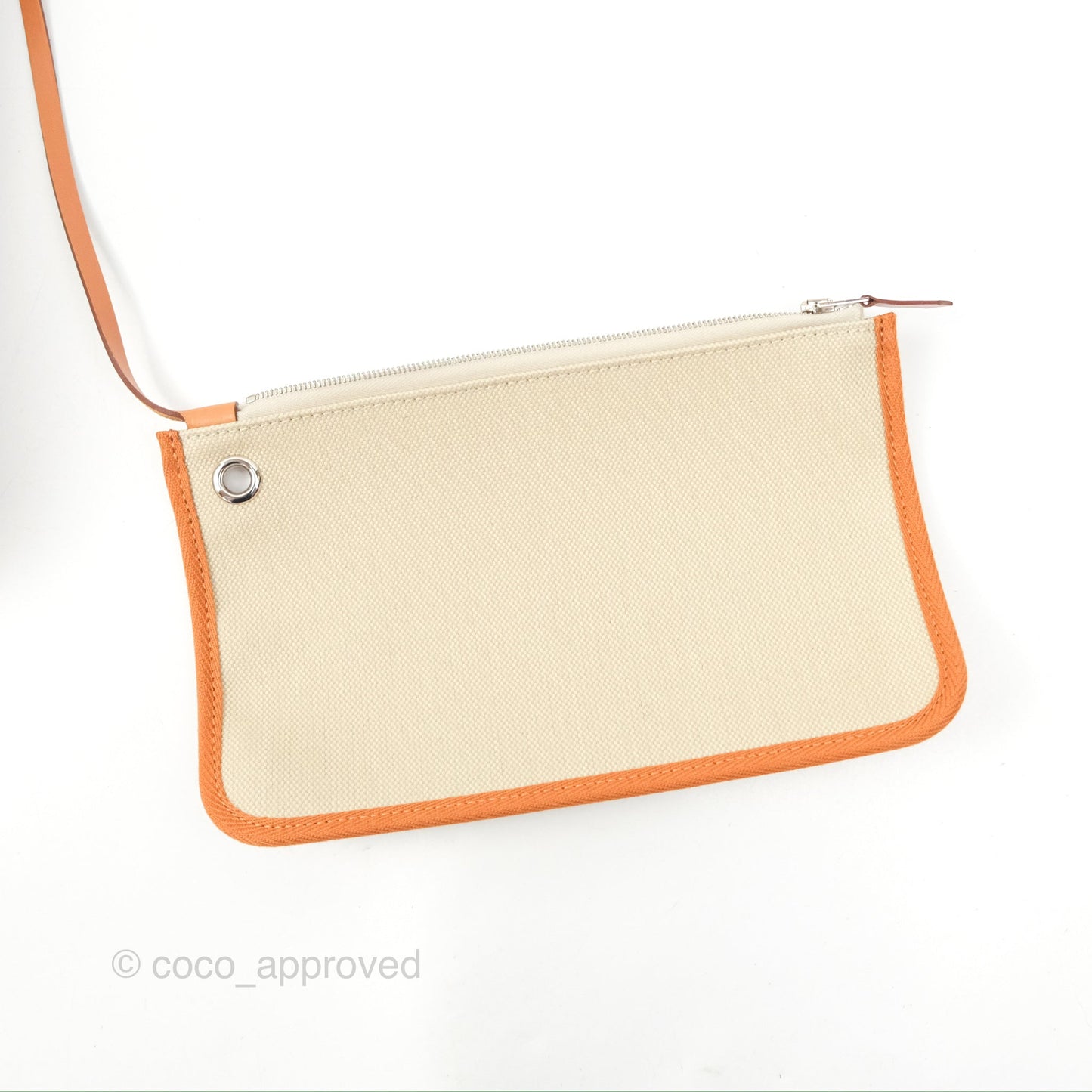 Hermès Herbag Zip 31 Retourne Beton / Nature Canvas Palladium Hardware