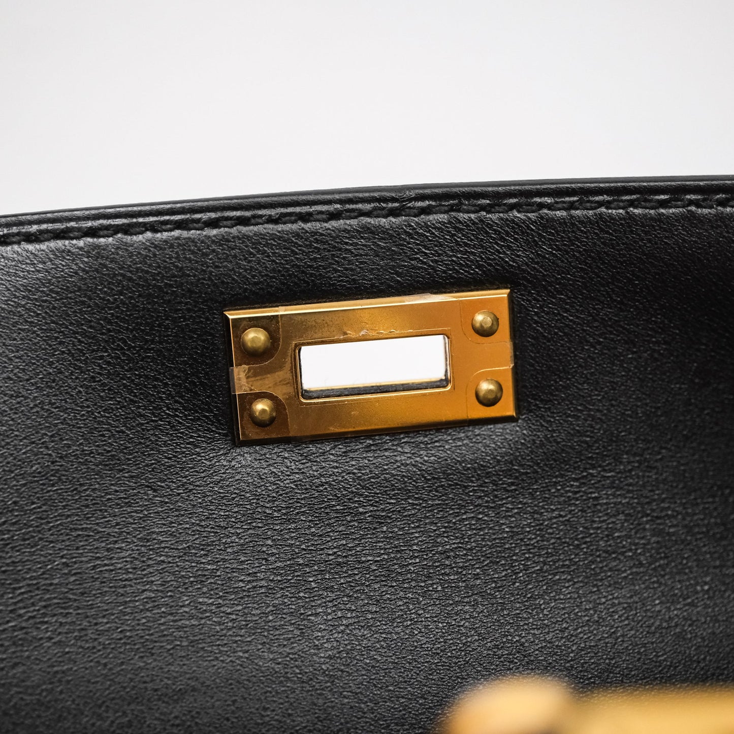 Hermès Mini Kelly II Black Noir 89 Box Leather Gold Hardware