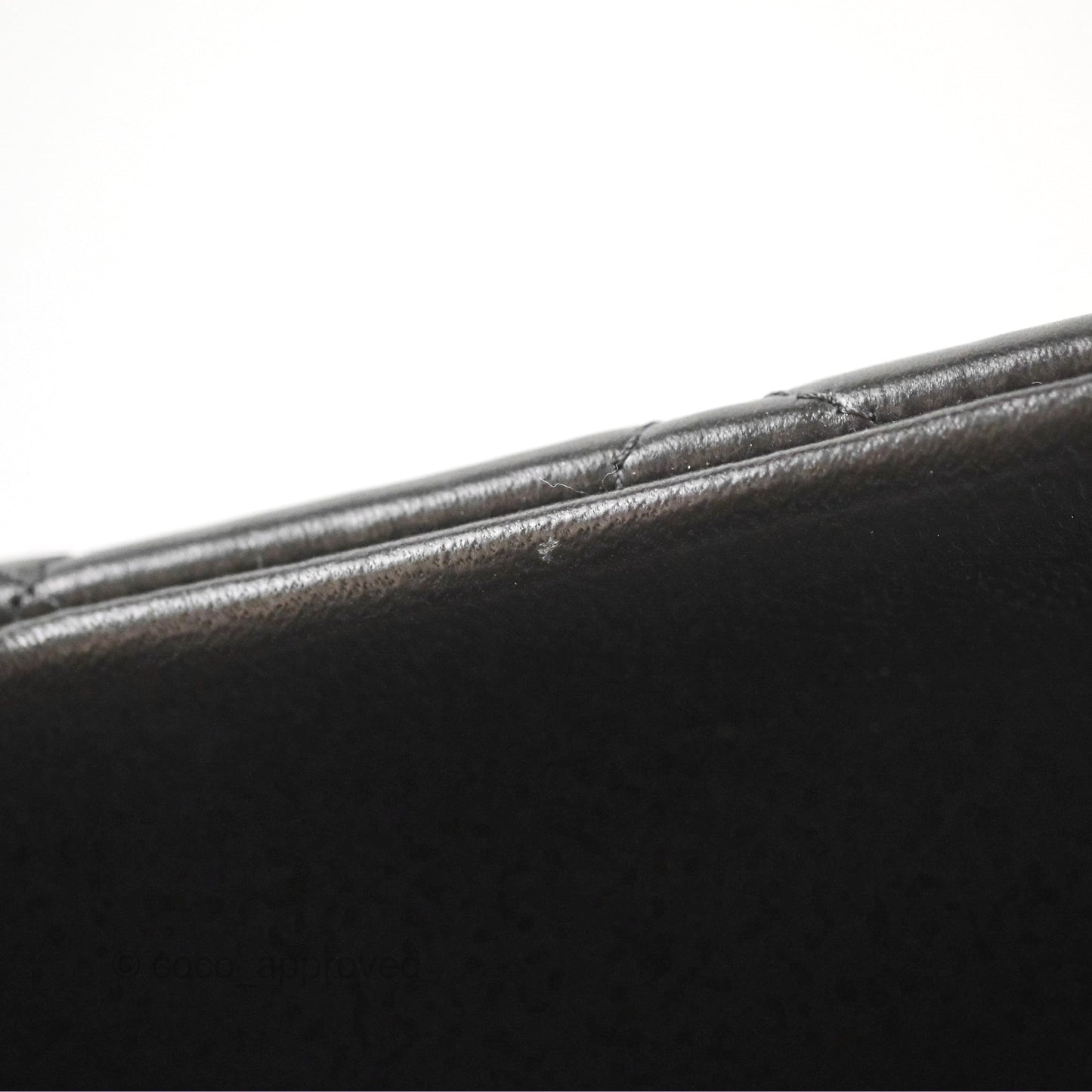 Chanel Quilted Maxi Double Flap Black Lambskin Silver Hardware