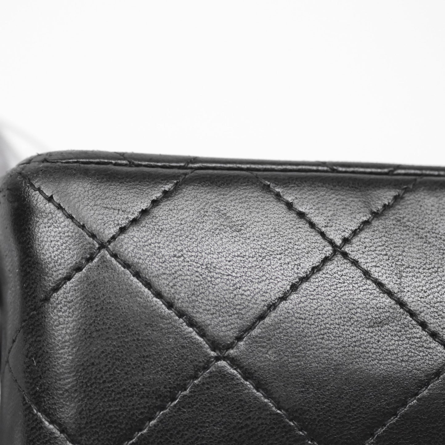 Chanel Vintage Mini Square Black Lambskin 24K Gold Hardware