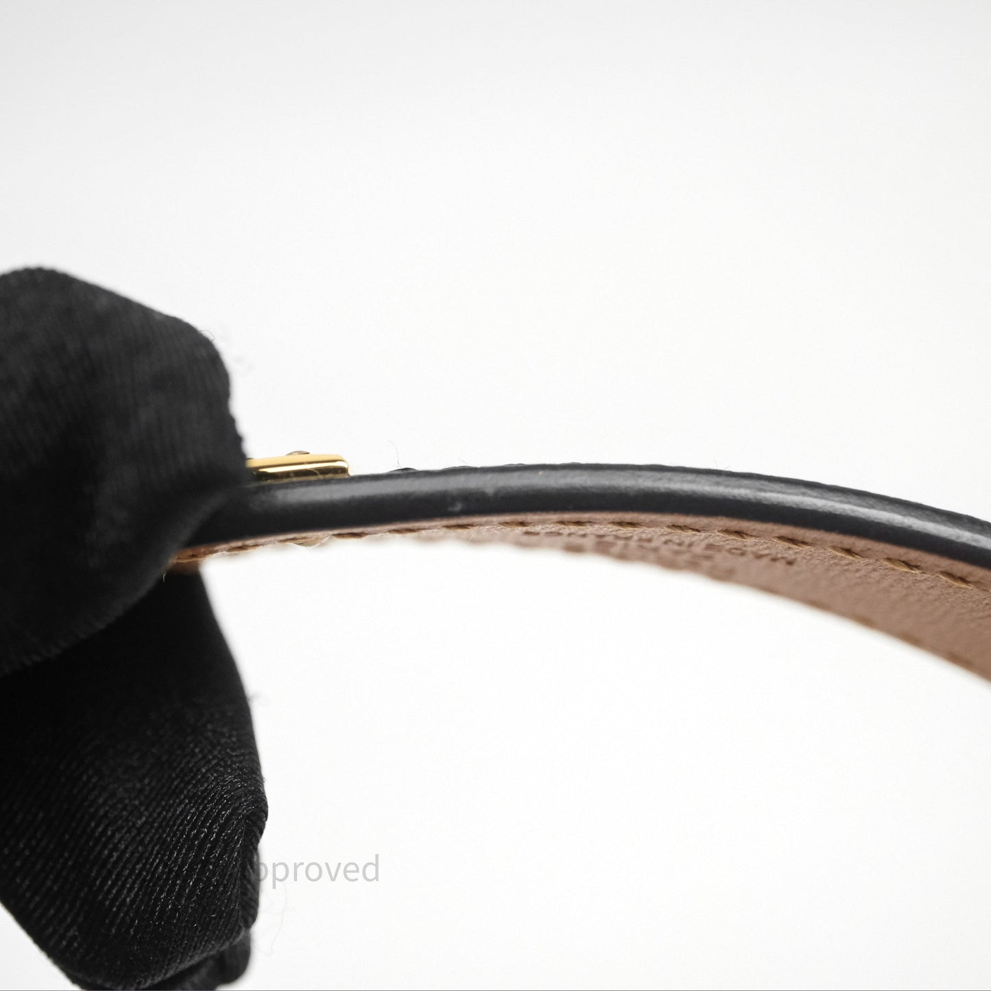 Hermès Kelly Belt Black Noir 89 Epsom Gold Hardware