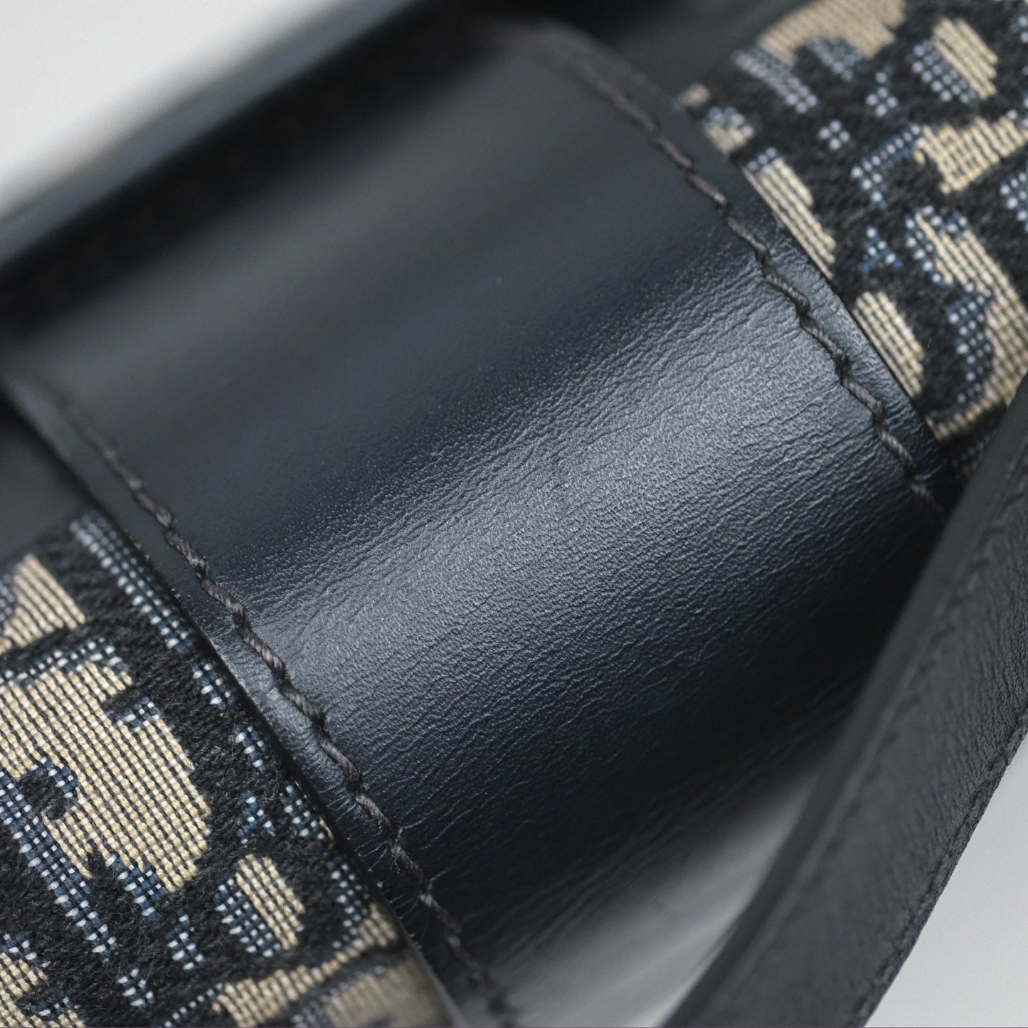 Christian Dior 30 Montaigne Bag Blue Dior Oblique Jacquard Gold Hardware