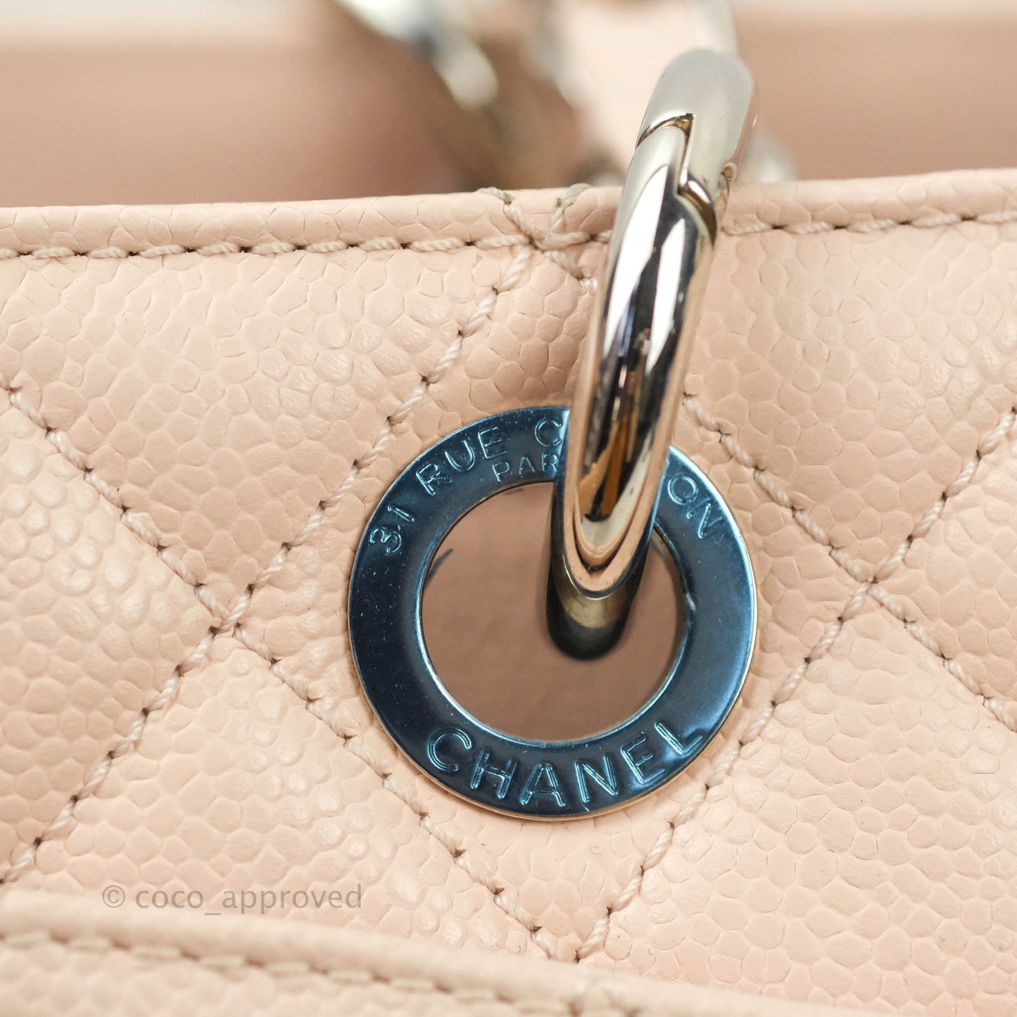 Chanel GST Pink Caviar Silver Hardware