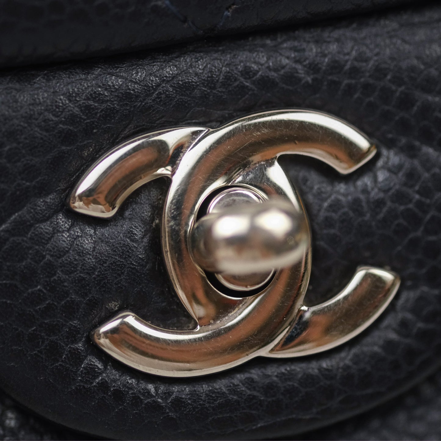 Chanel Mini Rectangular Quilted Dark Navy Caviar Silver Hardware