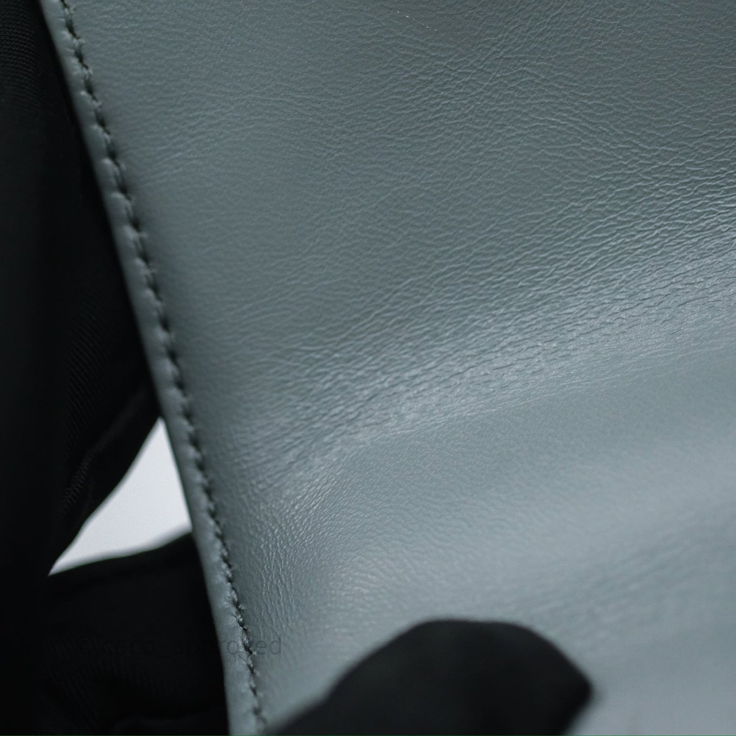 Dior Small Caro Bag Grey Supple Cannage Calfskin