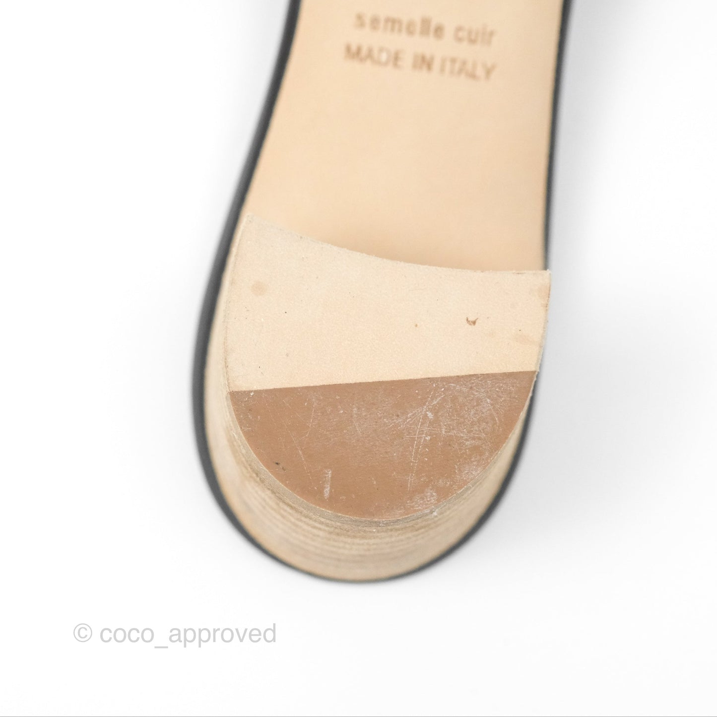 Hermès Oasis Black Sandals Size 35.5