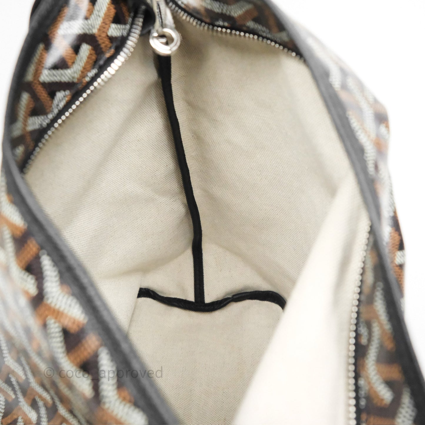 Goyard Bohème Hobo Bag Black Goyardine Canvas