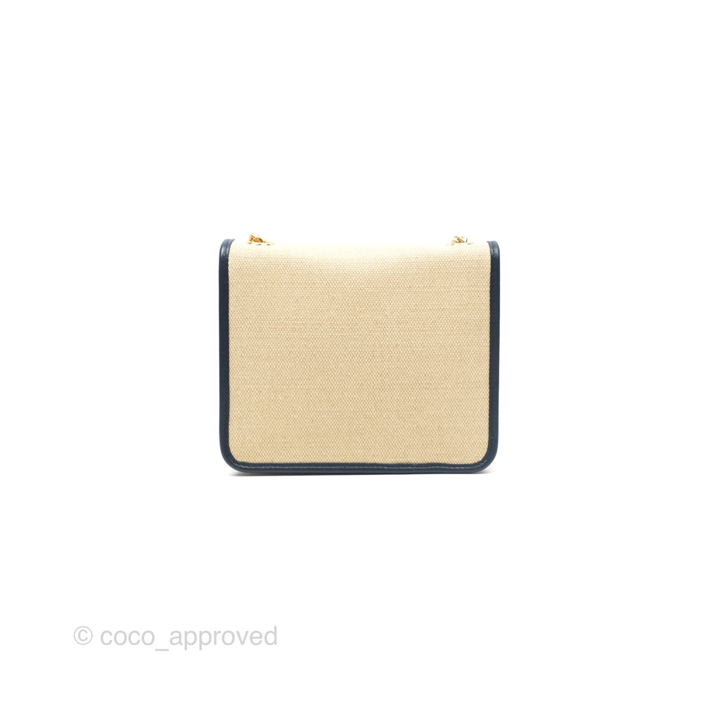 Celine Sulky Clutch Beige Gold Hardware