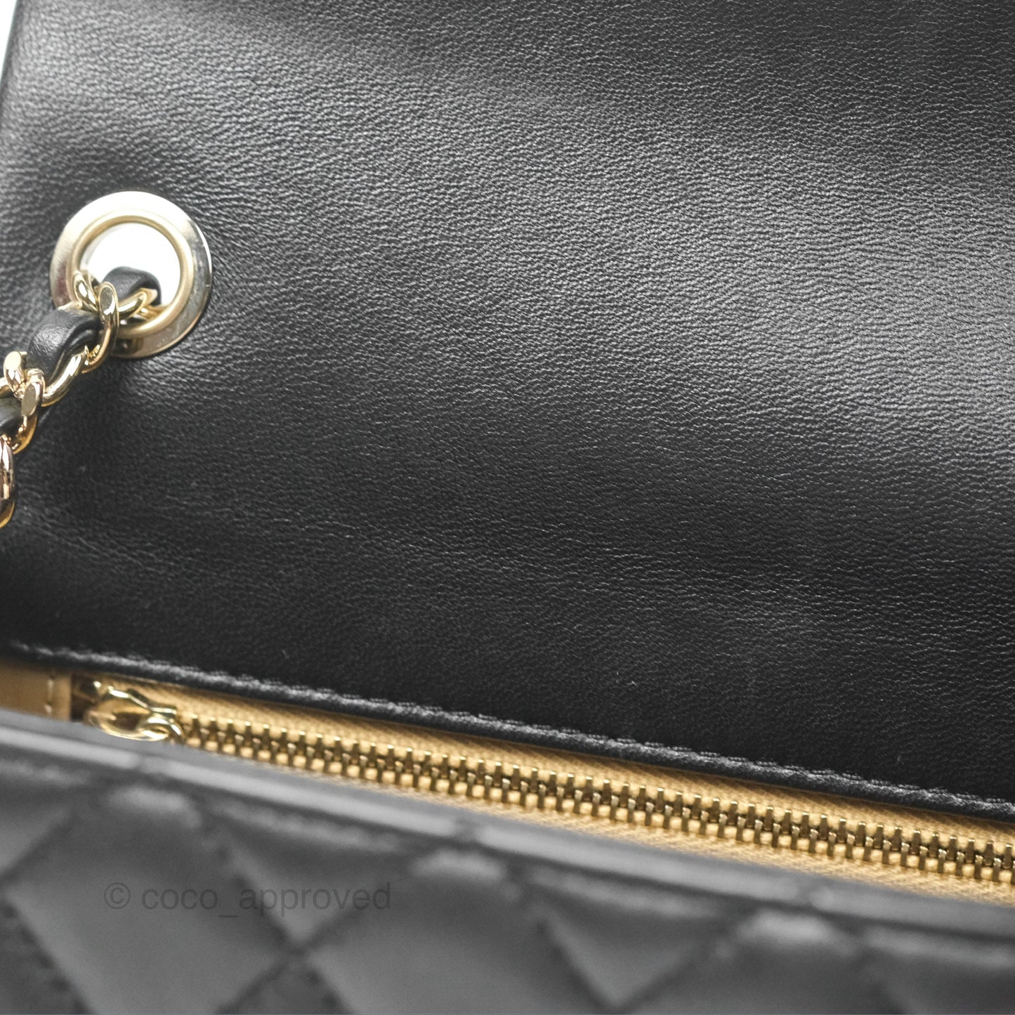 Chanel Ball Crush Mini Rectangular Black Lambskin Gold Hardware 23C