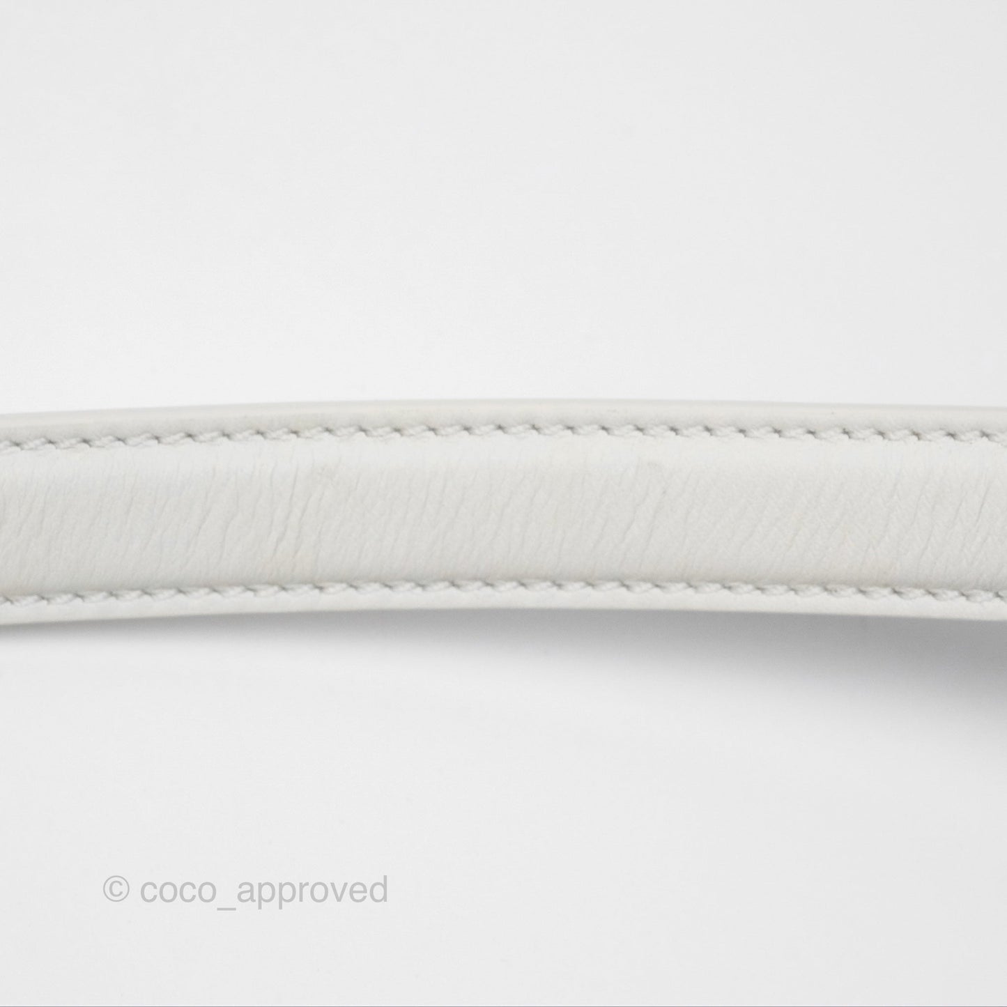 Fendi Peekaboo Medium Mink Fur White Gold Hardware