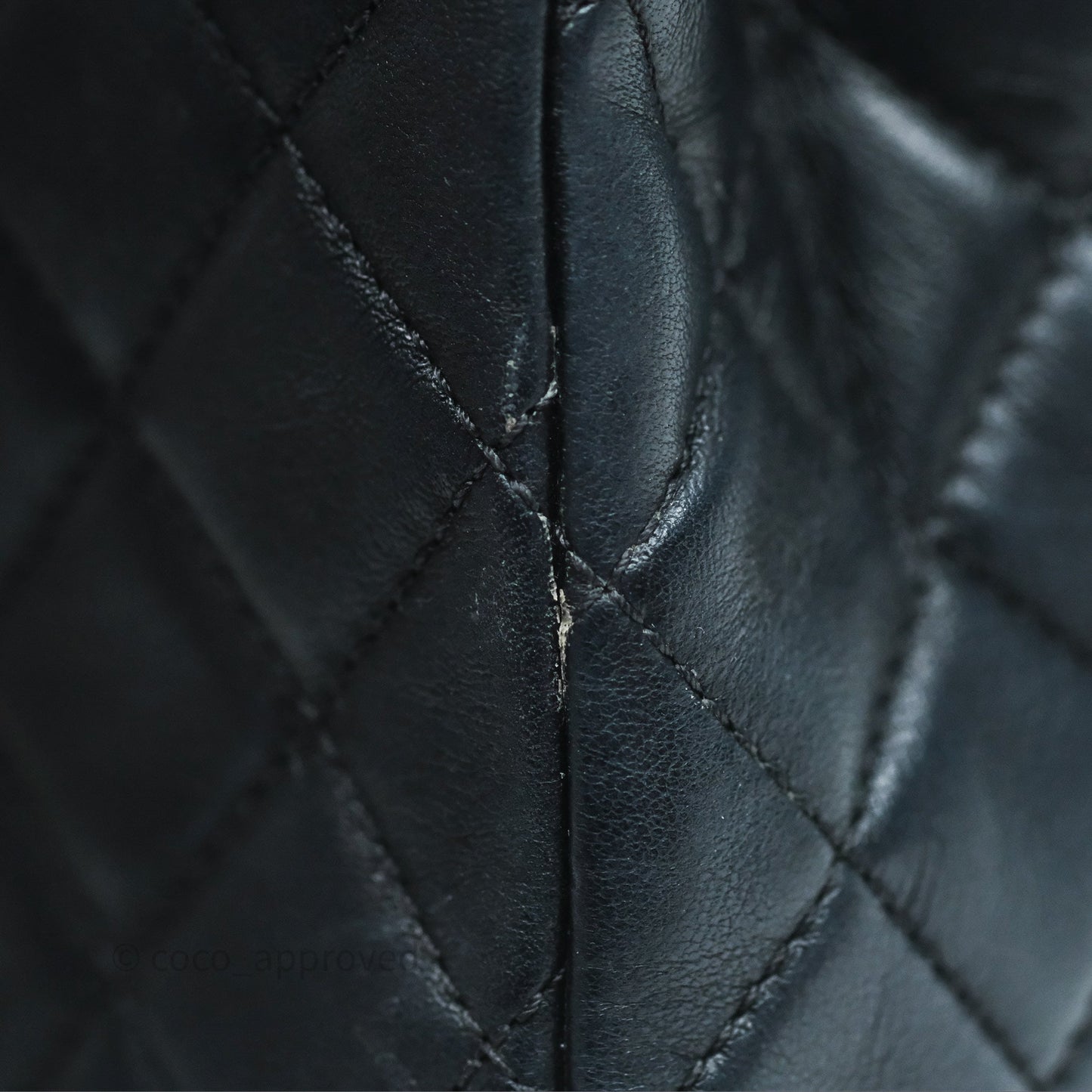 Chanel Pearl Crush Mini Square Quilted Black Lambskin Aged Gold Hardware