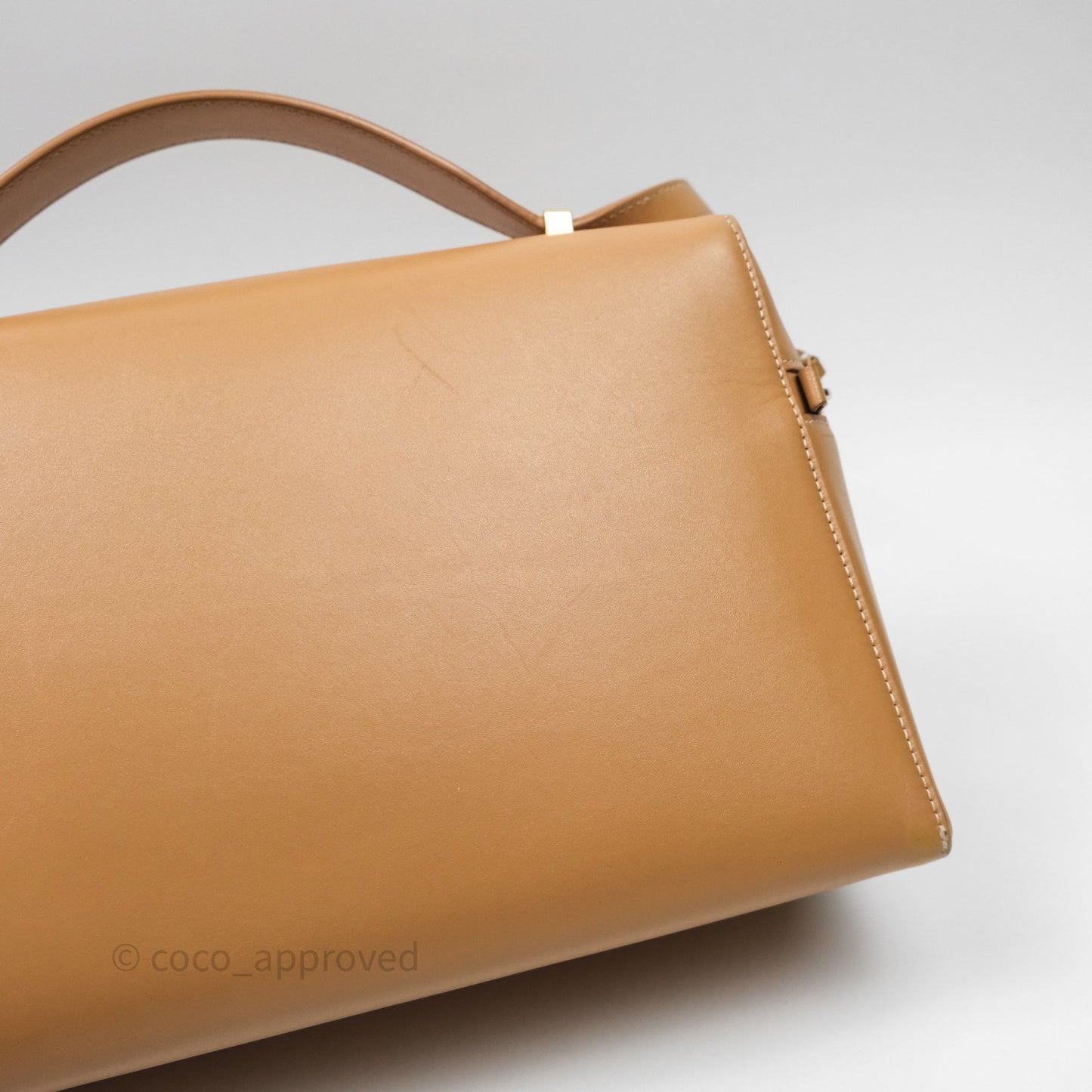 Loro Piana Extra Bag L27 Light Bamboo Calfskin Gold Hardware