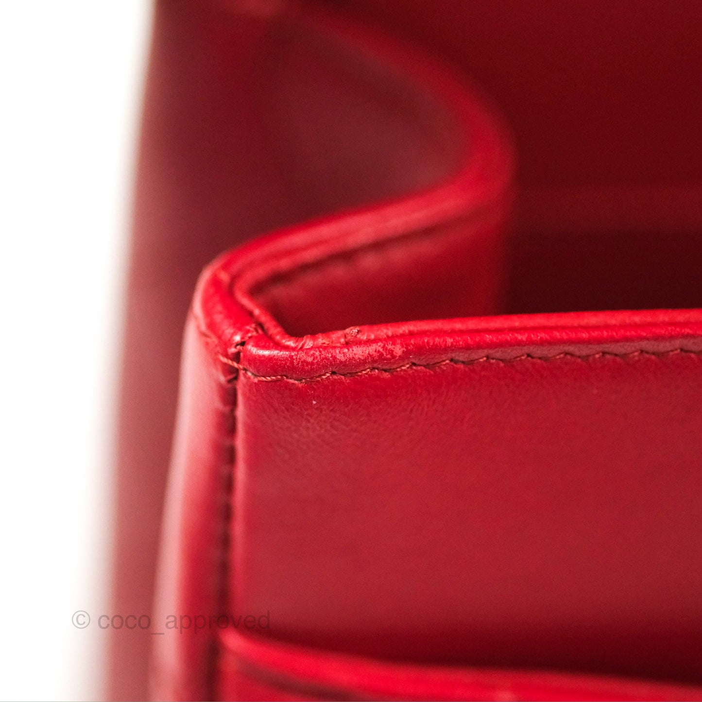 Chanel Jumbo Double Flap Red Lambskin Silver Hardware⁣⁣